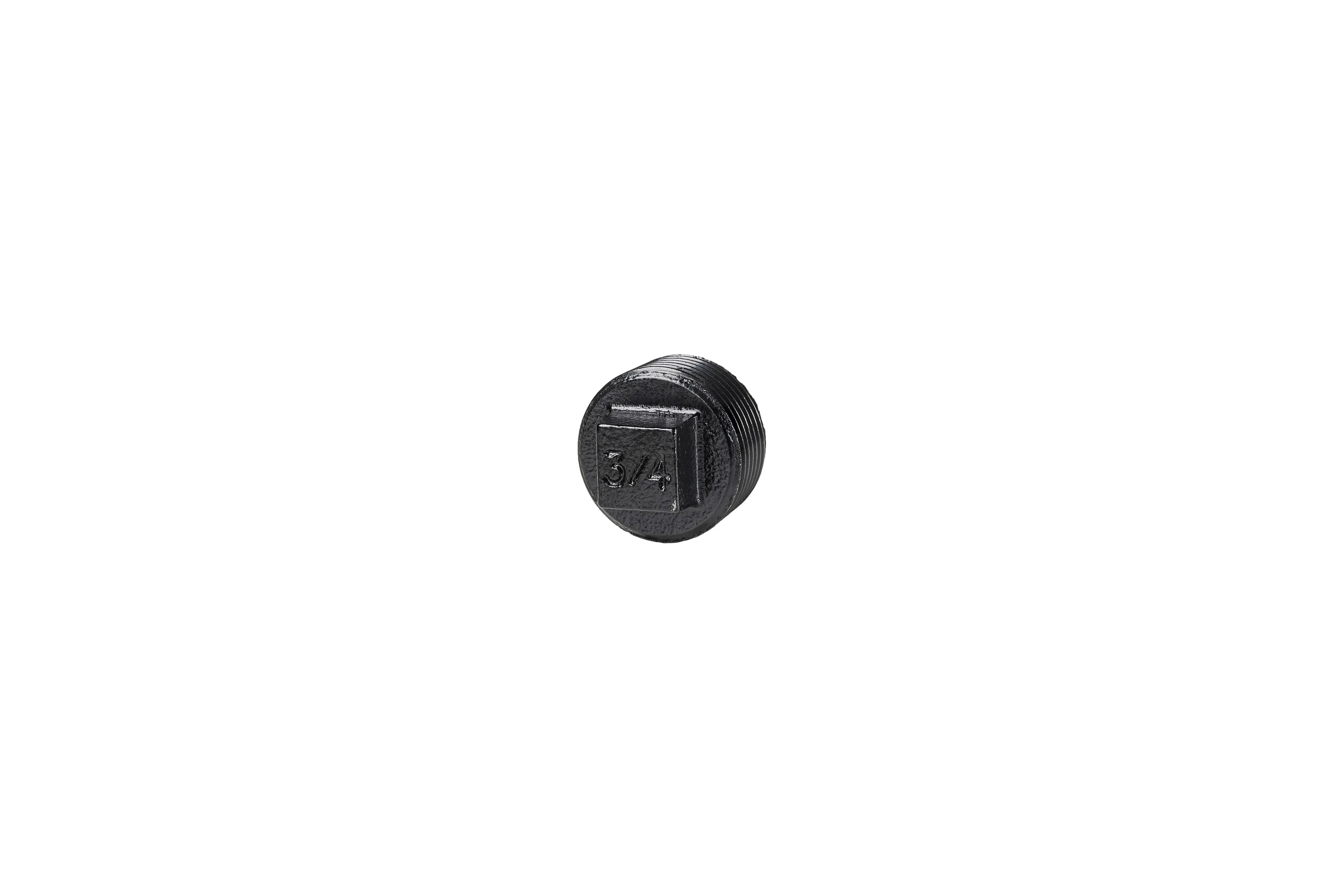 Dolle Abdeckstopfen für Pipe-Regalsystem 20 mm (3/4") schwarz matt 2 Stück