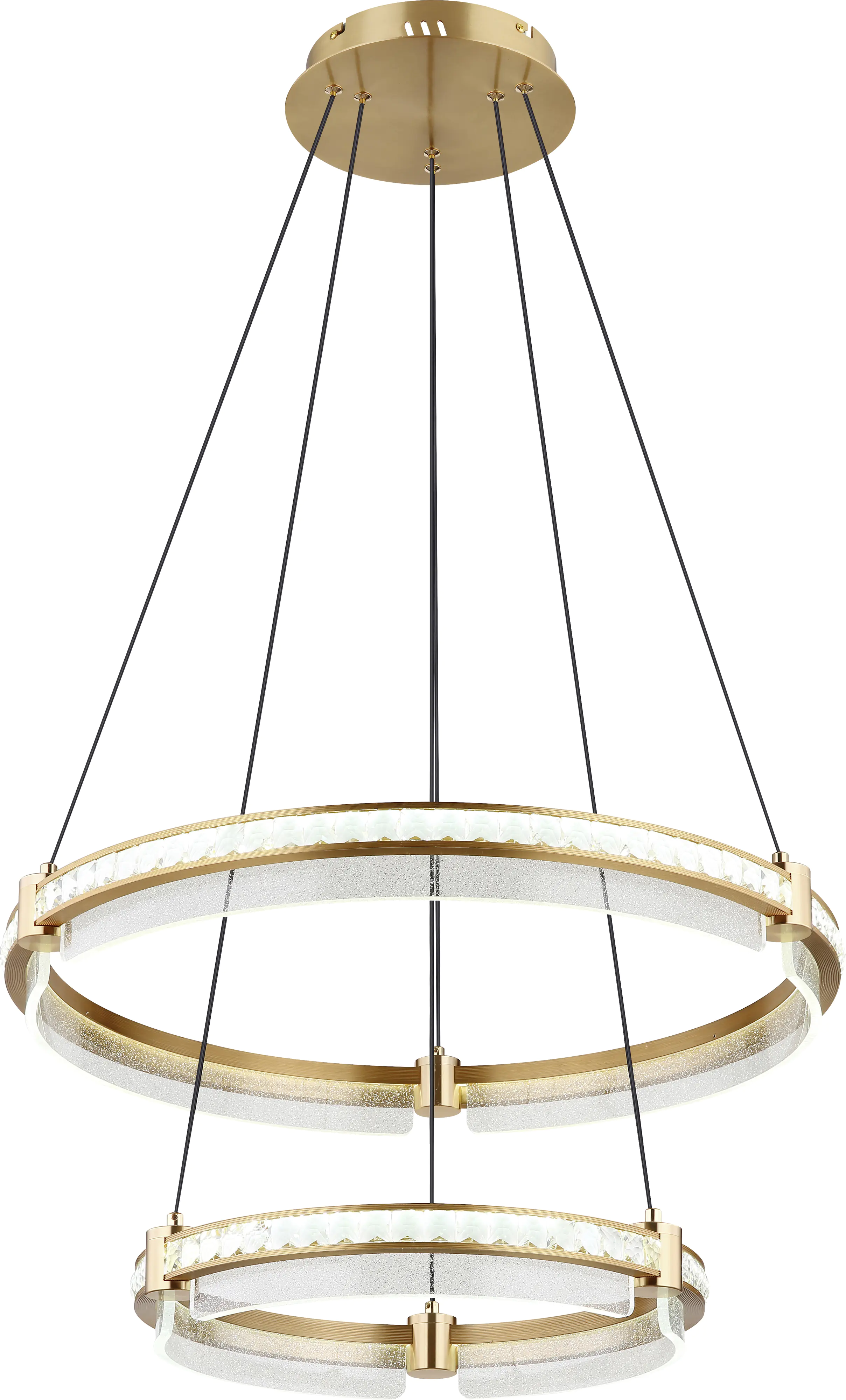 Globo Hängeleuchte Blondie Ø60 cm gold warmweiß-kaltweiß