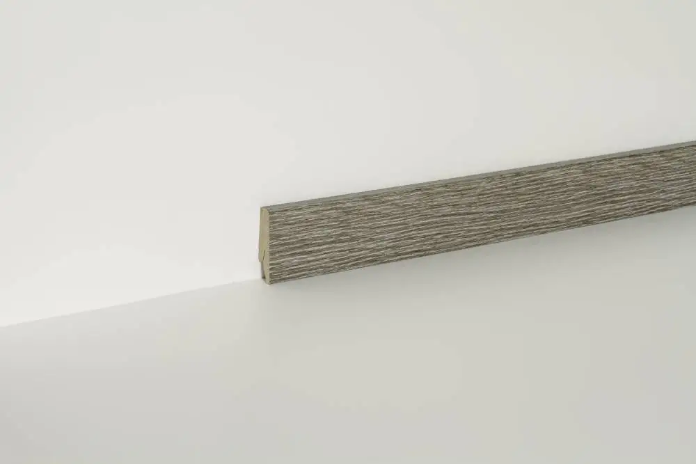 Classen Clip-Fußleiste 240 cm 58 x 19 mm Exotic Eiche