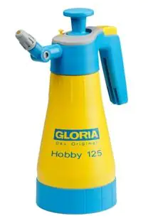 Gloria Drucksprüher Hobby 125 FLEX, Sprühflasche mit flexibler Lanze 1,25 L