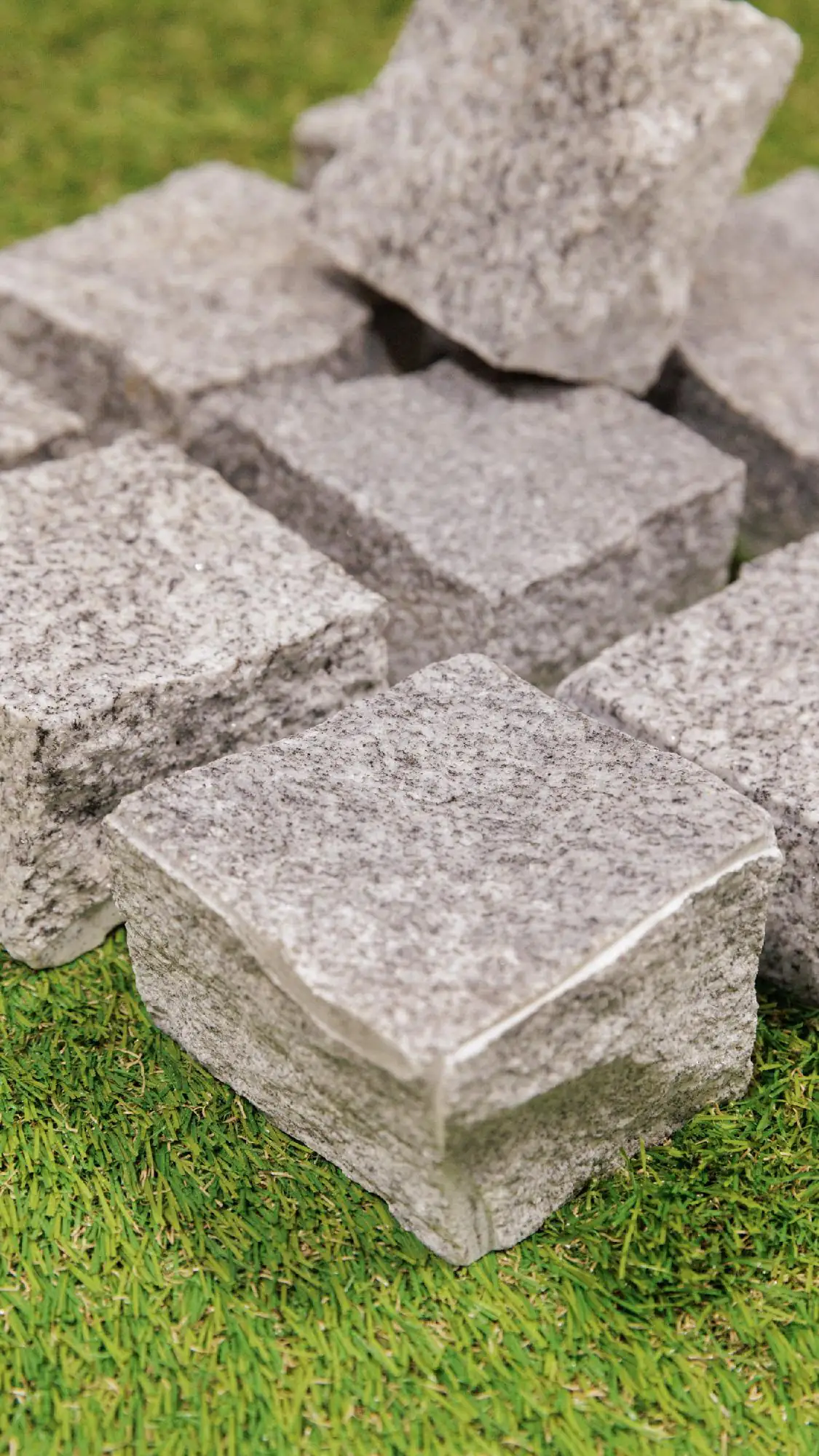 TrendLine Pflasterstein Granit 10 x 10 x 8 cm grau