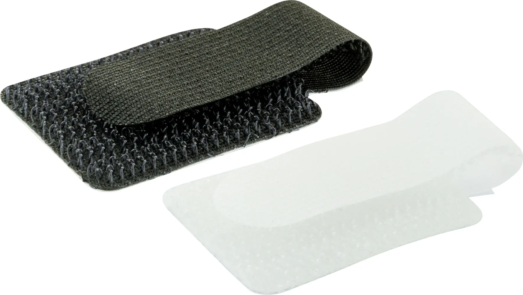 Schwaiger Wand-Clips Set Klettband 5 x weiß 5 x schwarz