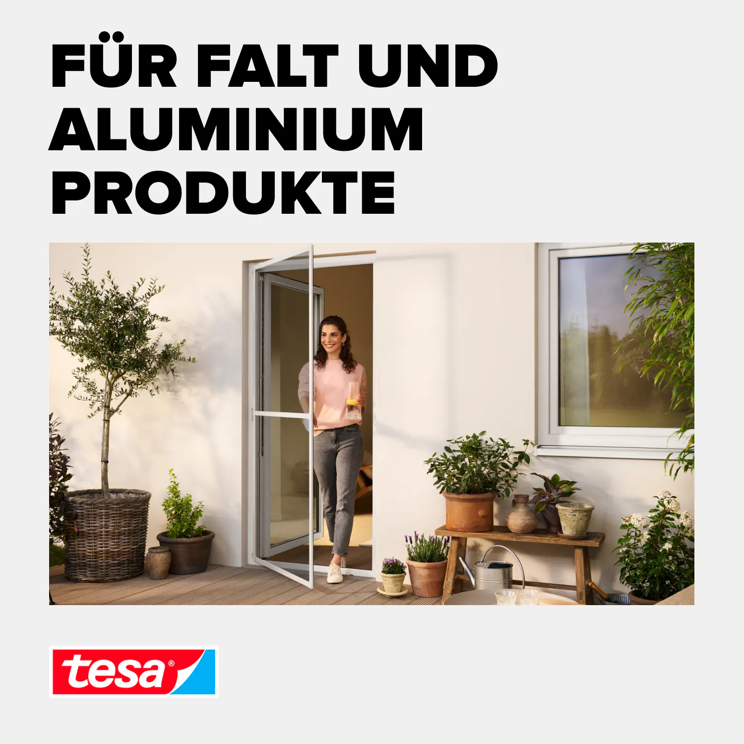 tesa Insektenschutz-Gitter COMFORT Ersatzrolle 120 x 250 cm weiß