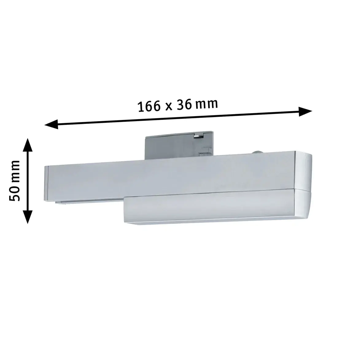 Paulmann U-Rail ZigBee Adapter Single Adapter II, 20W, chrom matt