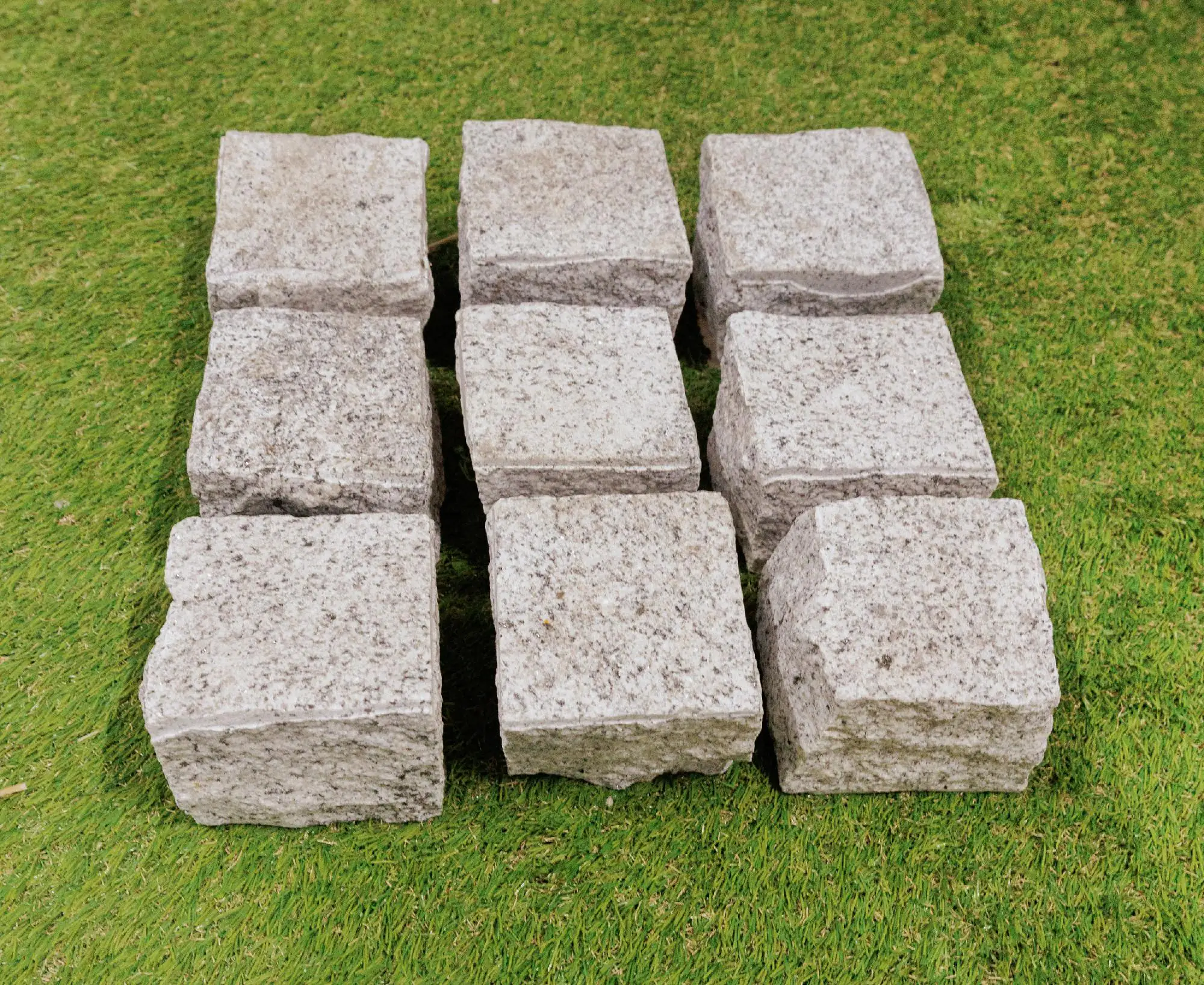 TrendLine Pflasterstein Granit 9 x 9 x 5 cm grau