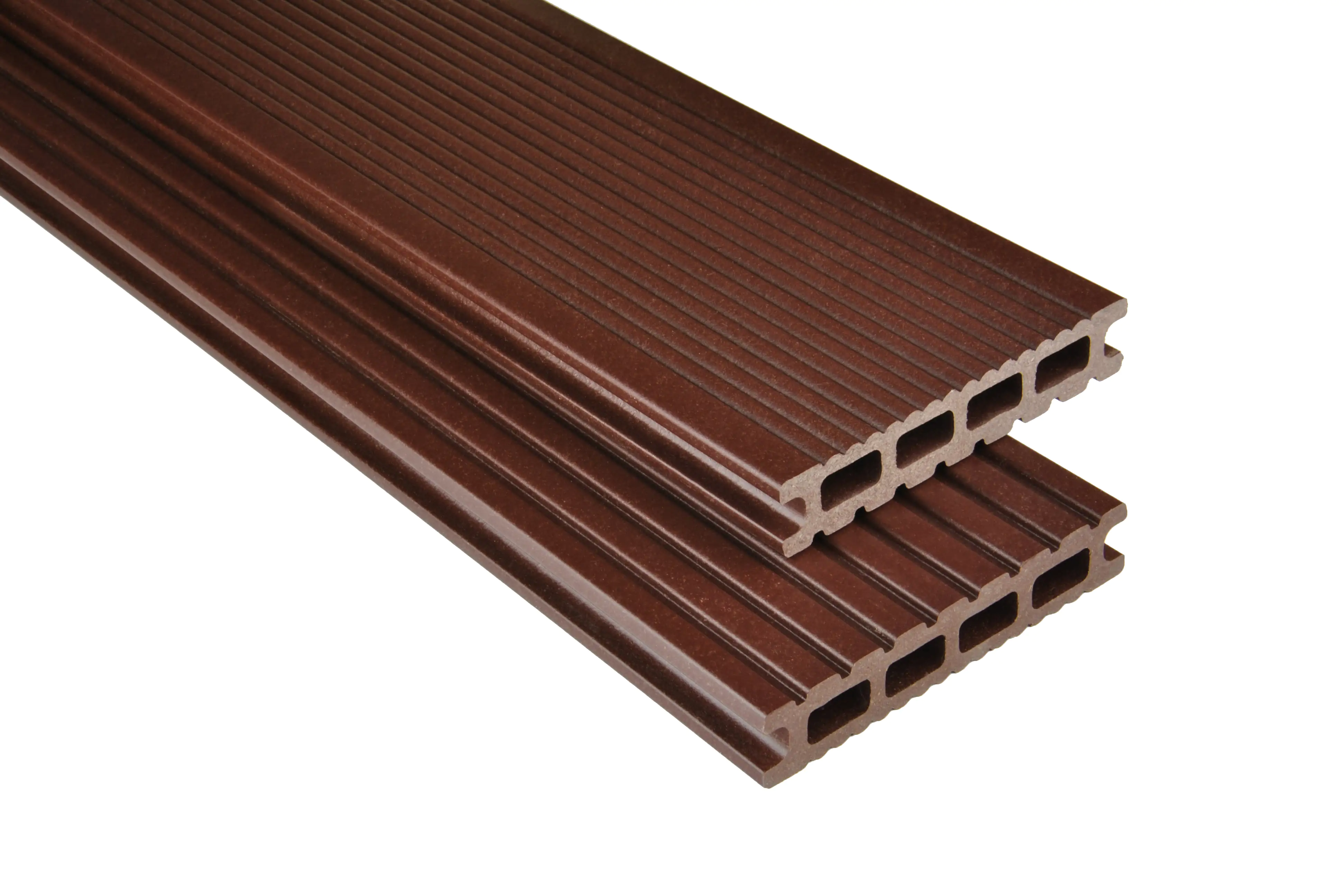 Kovalex Terrassendiele WPC 14,5 x 2,6 cm schoko mattiert Meterware