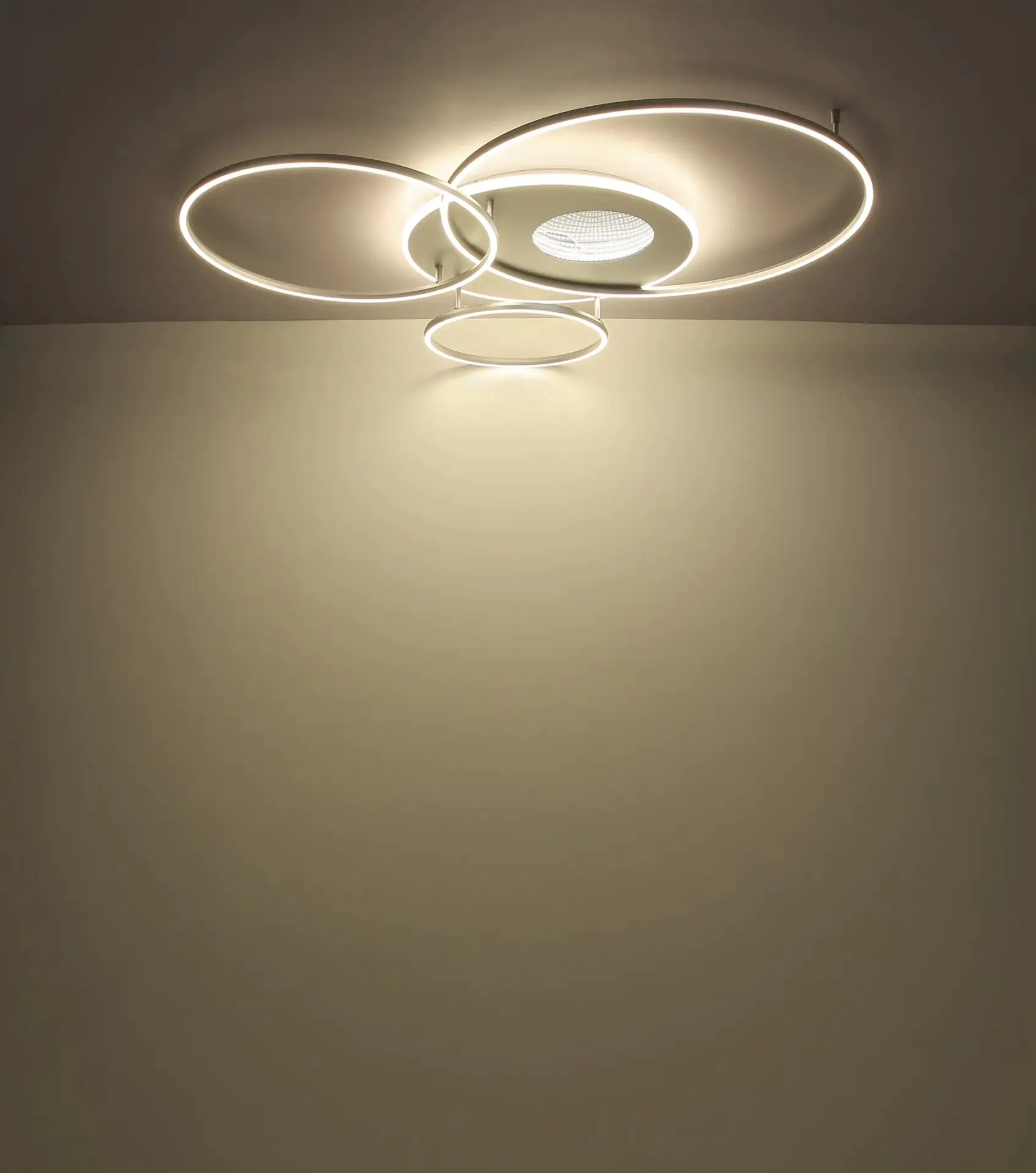 Globo LED Deckenleuchte Invertina silberfarben