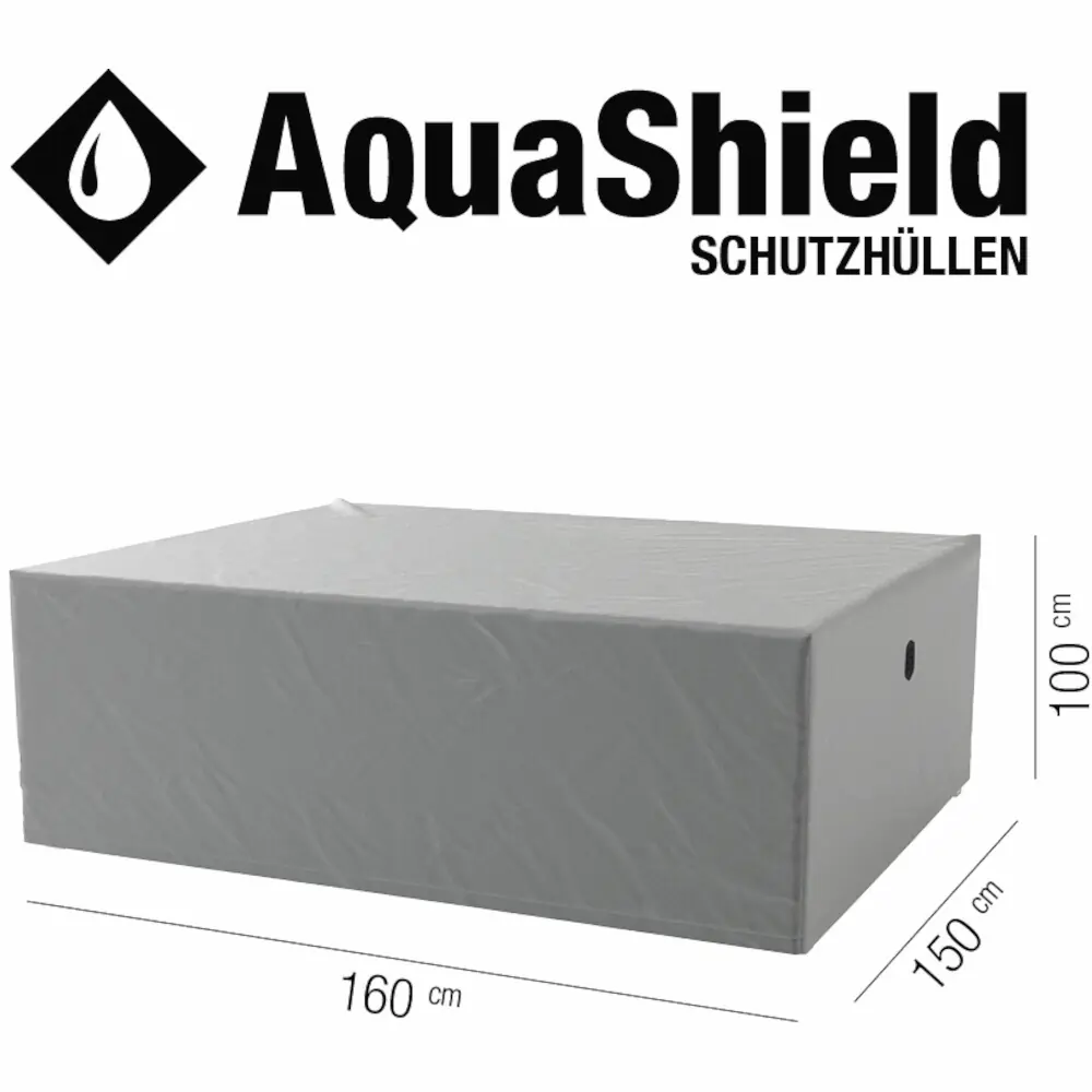 Siena Garden Schutzhülle Sitzgruppe AquaShield 160 x 150 cm hellgrau