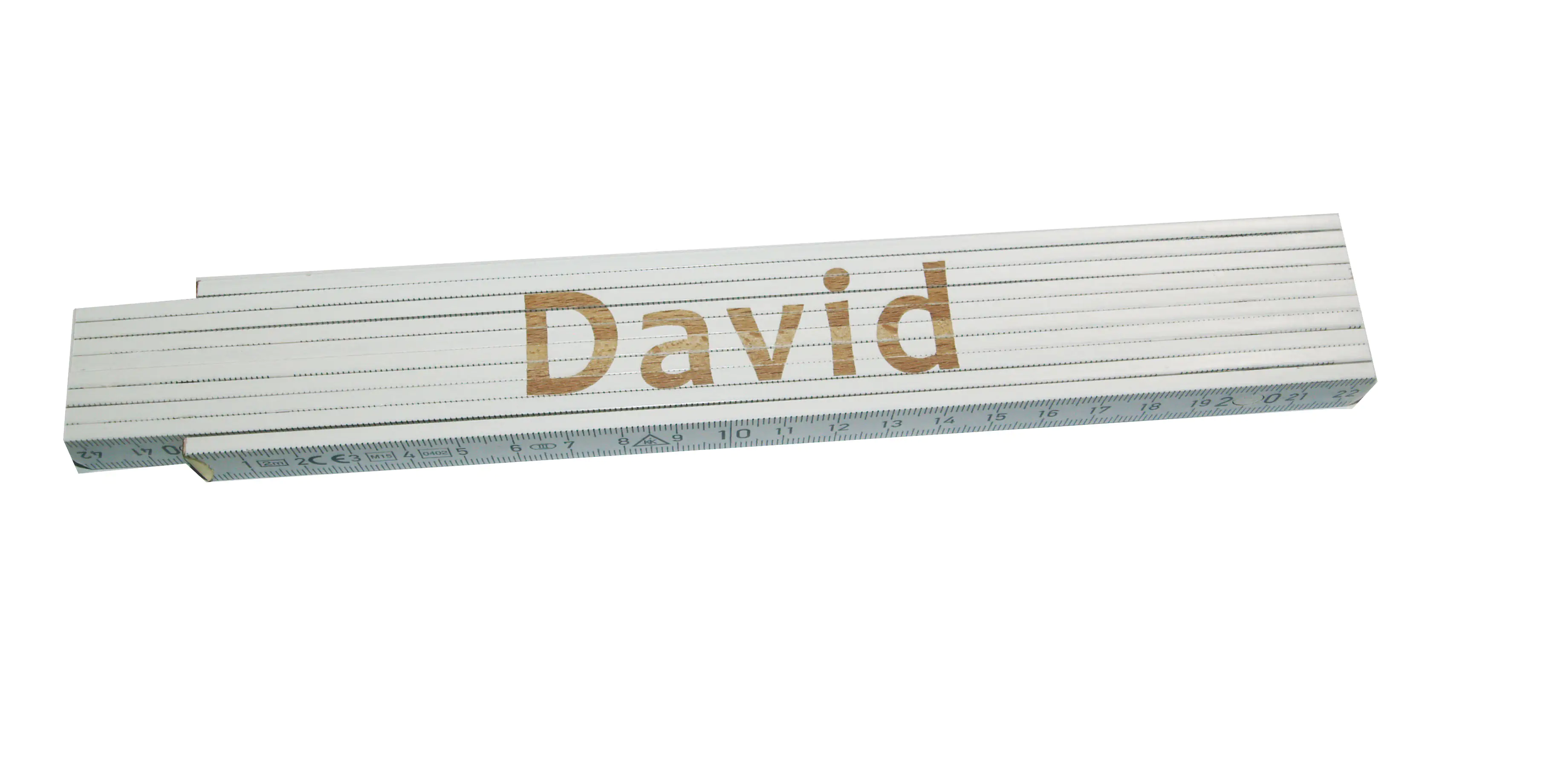 Zollstock David 2 m weiß
