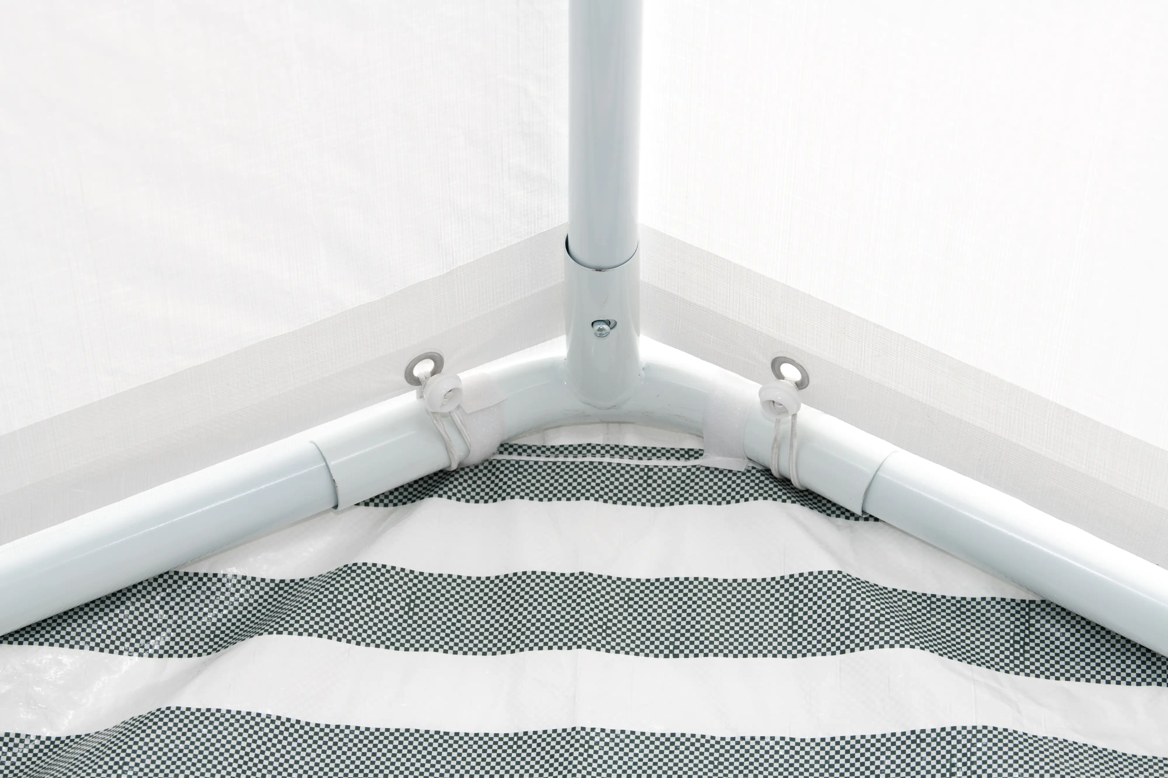 TrendLine Großraumzelt 400 x 800 cm grün-weiß