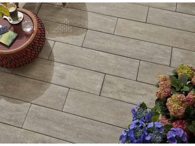 Kann Terrassenplatte Rayon 80 x 20 x 7,5 cm sienna-nuanciert