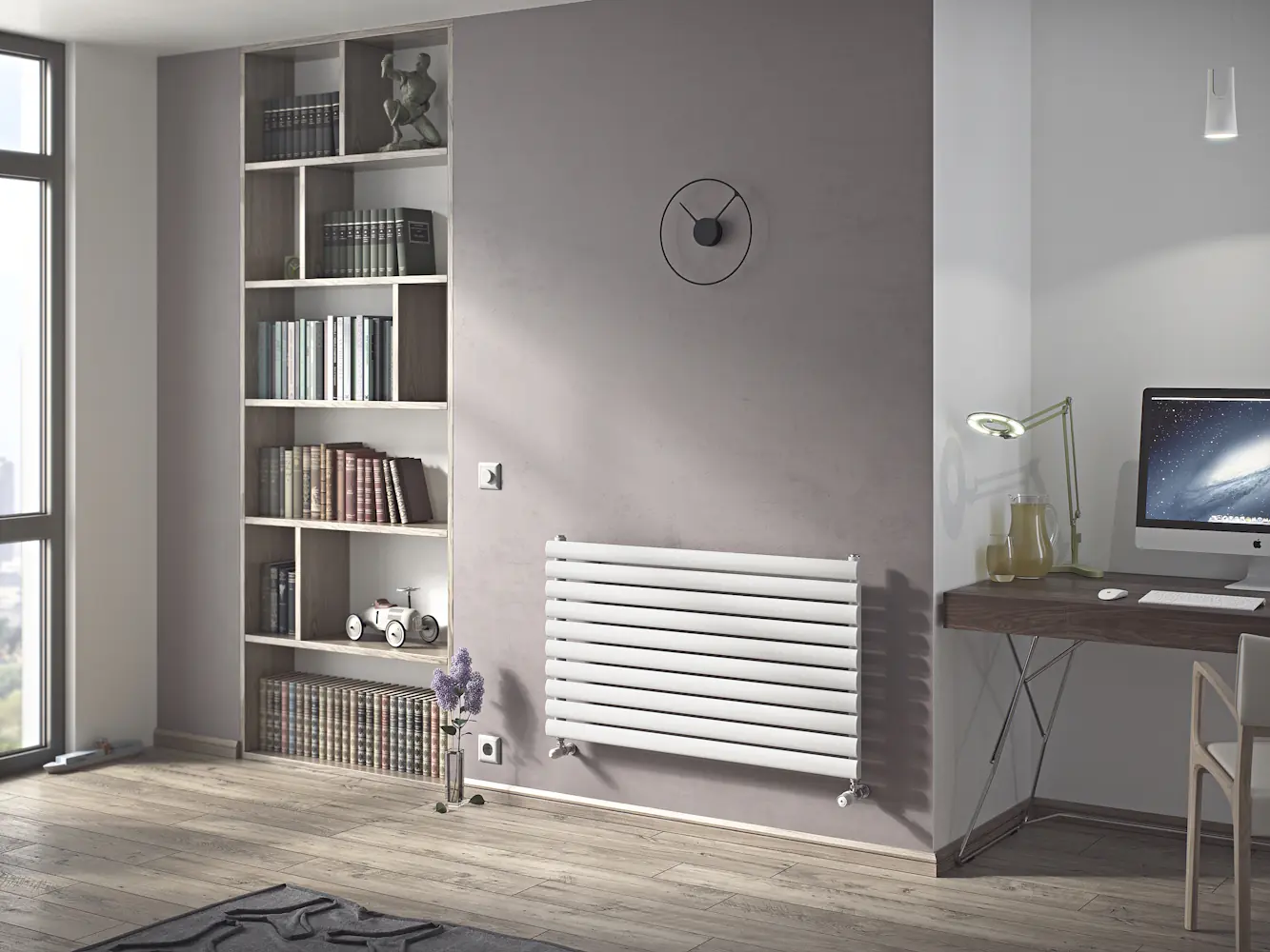 Ximax Heizkörper Fortuna horizontal 58,4 x 120 cm 758 Watt weiß