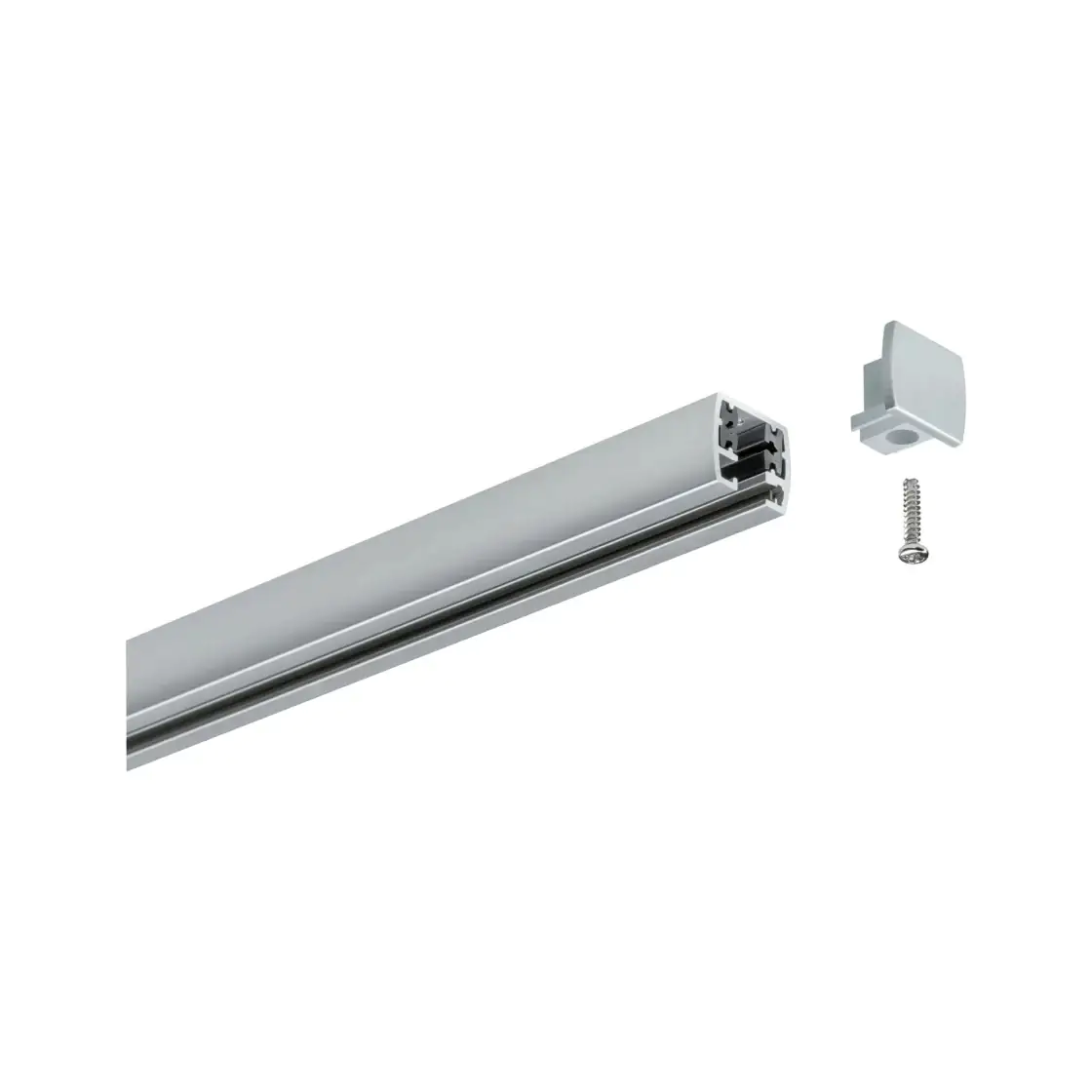 Paulmann URail Universal Endkappen 2er Pack chrom matt 1,3 x 2,1 cm