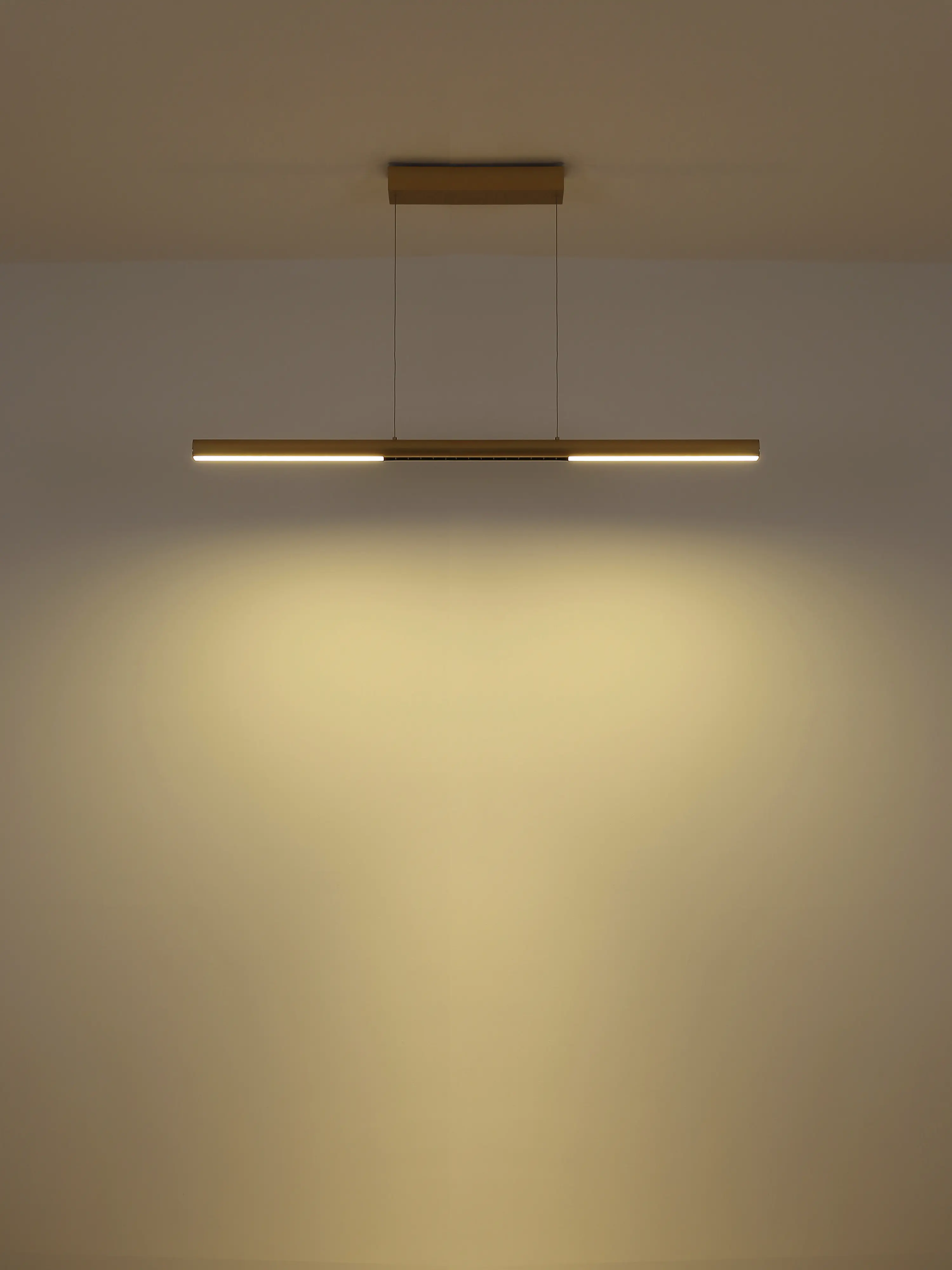 Globo Hängeleuchte Cody 120 x 150 cm goldfarben matt