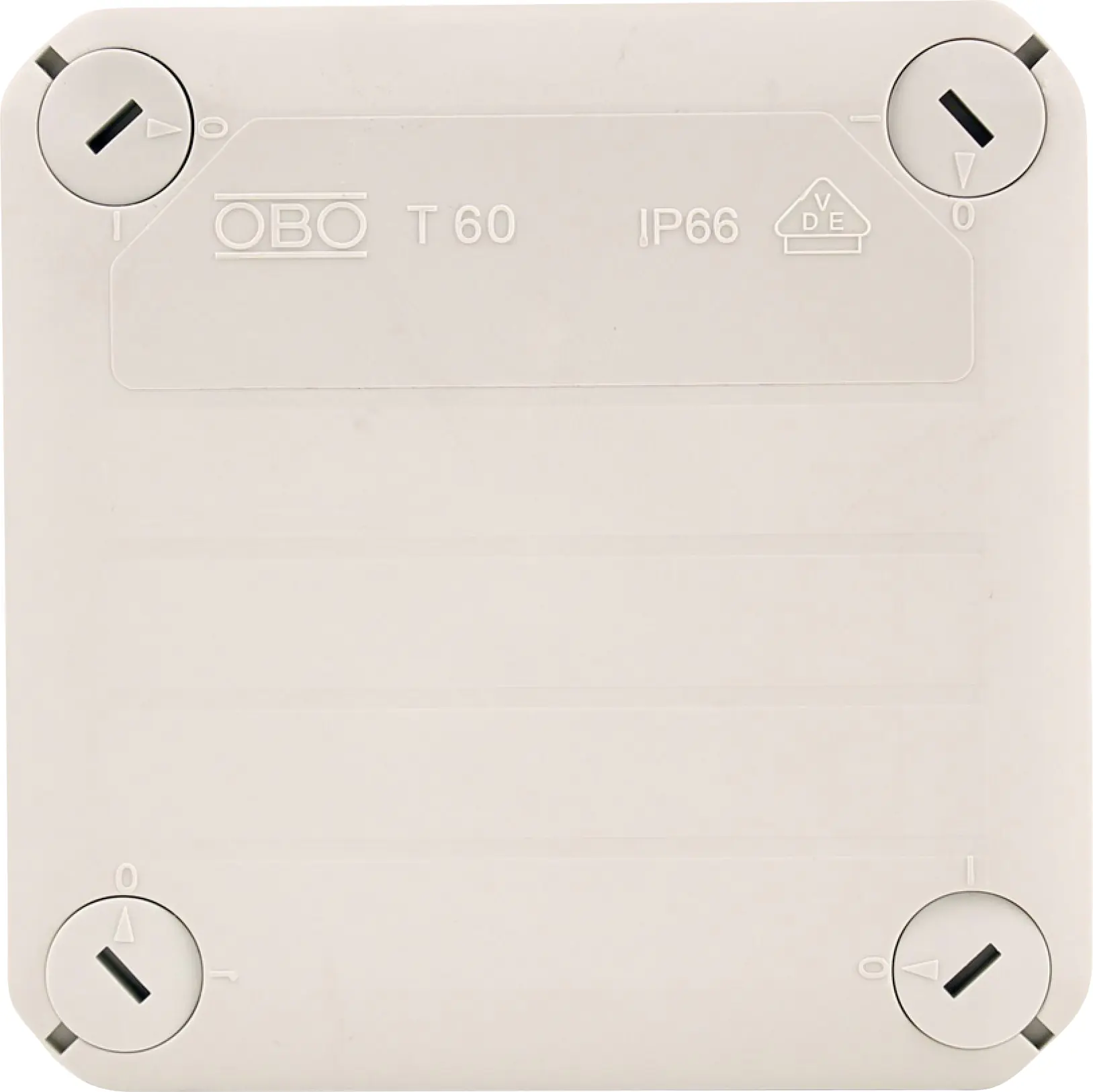OBO Aufputz-Abzweigkasten 3-fach CD500, IP66 114x114x57mm grau