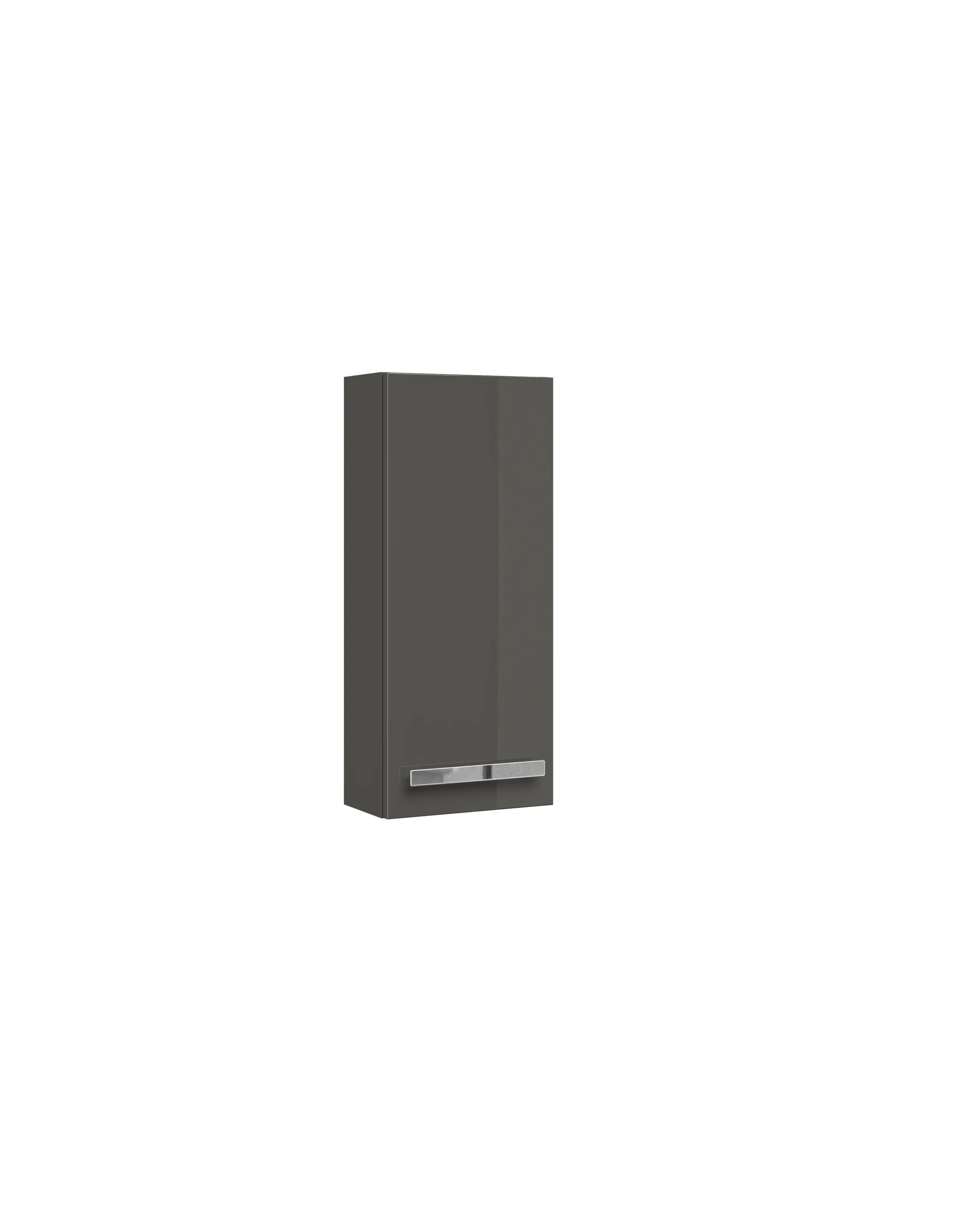 Pelipal Wandschrank Fokus 4005 Lack steingrau Hochglanz, Breite 30 cm
