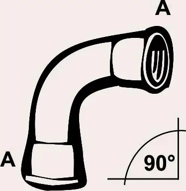 Cornat Temperguss-Bogen 90° 1/2 '' 2 Muffen verzinkt