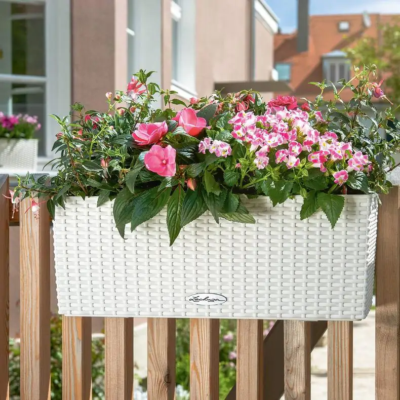 Lechuza Balkonkasten BALCONERA Cottage 50 cm, weiß