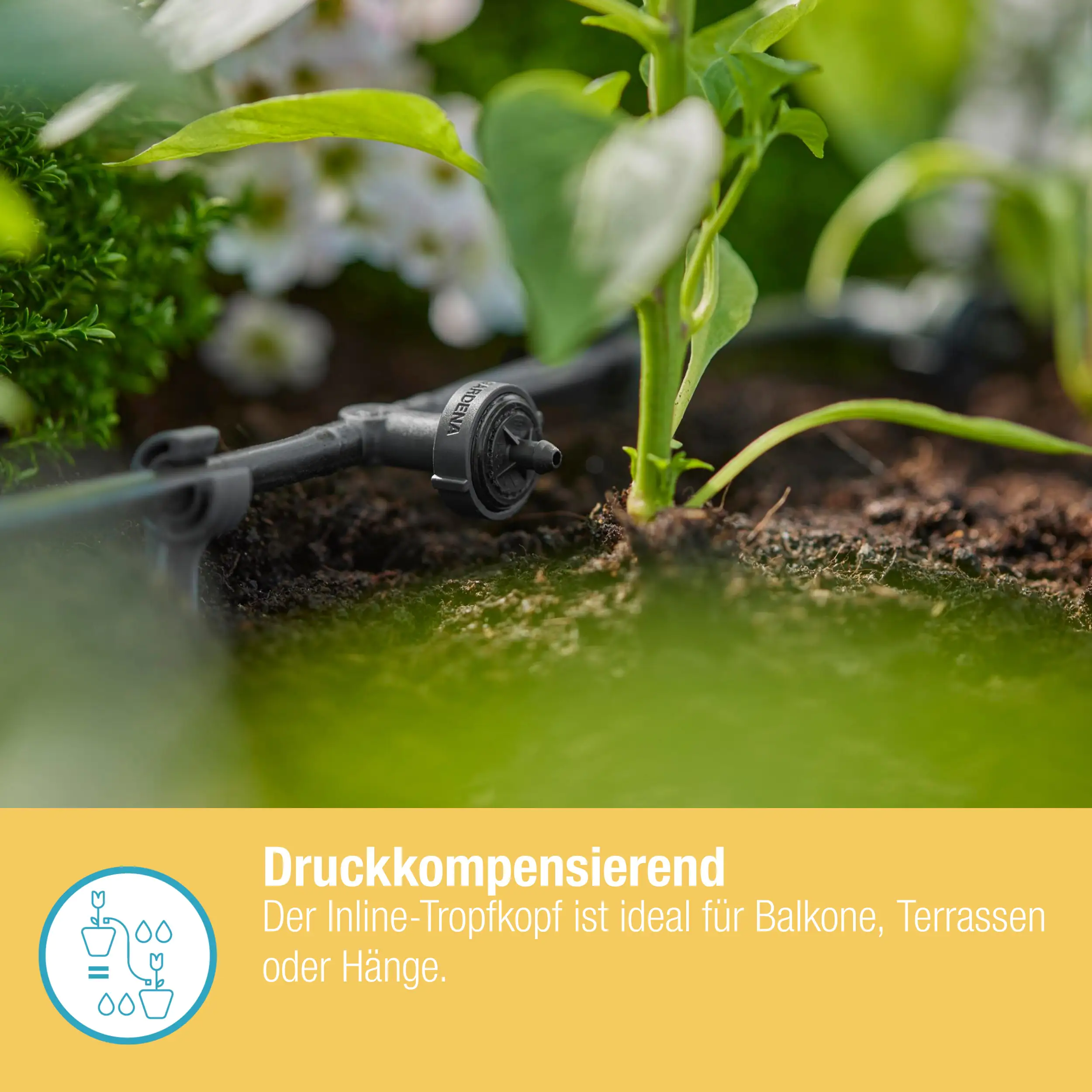 Gardena Reihentropfer, 2 l/h druckregulierend