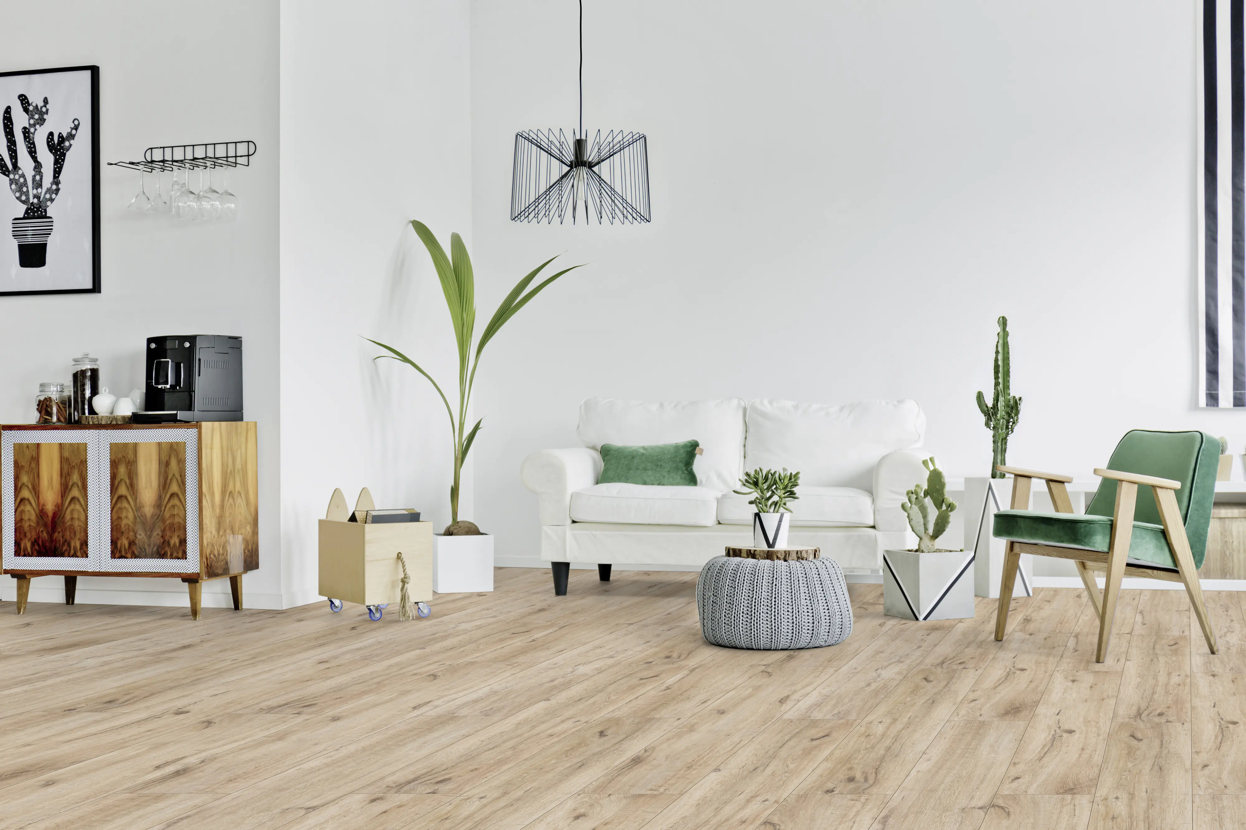 Classen Laminat Edition 7 128,6 x 19,4 cm 7 mm Eiche Amundsen natur