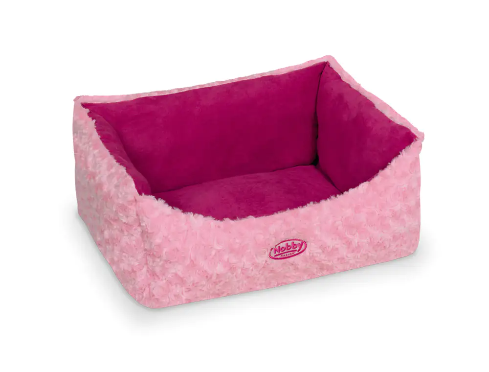 Nobby Komfortbett Arusha eckig pink