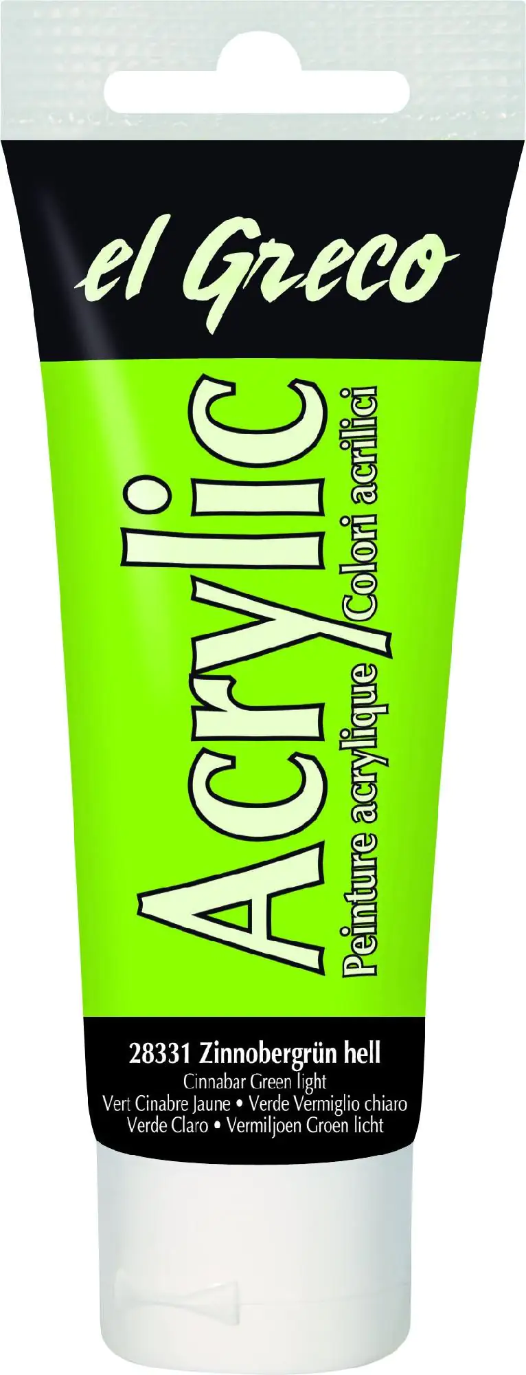 Kreul el Greco Acrylic Tube zinnobergrün hell 75 ml