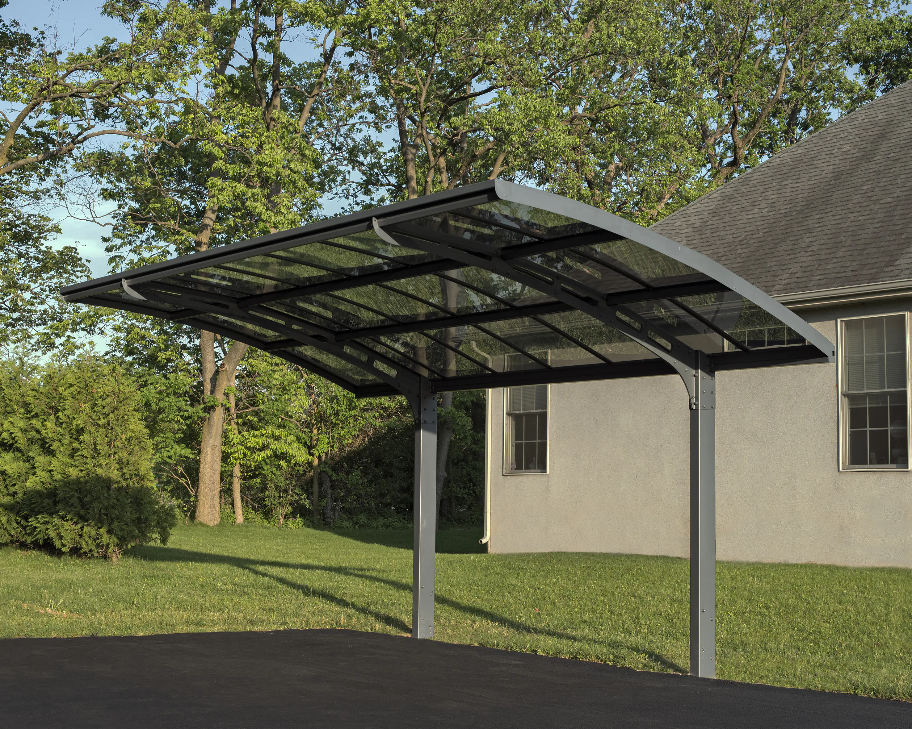 Canopia Carport Arizona Breeze 5000 Grau Alu 495 x 289 cm