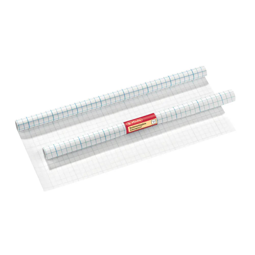herlitz Bucheinschlagfolie farblos selbstklebend 40 x 100 cm