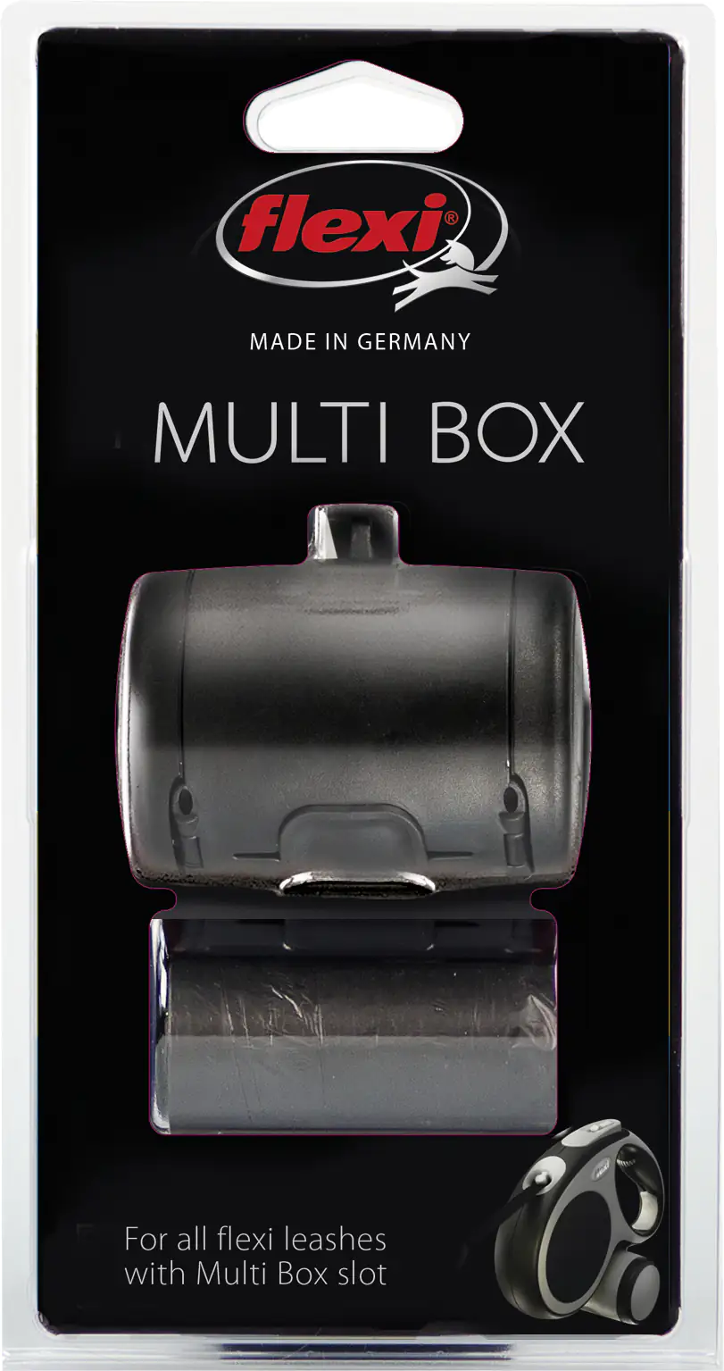 Flexi Multibox für Flexi Leinen schwarz