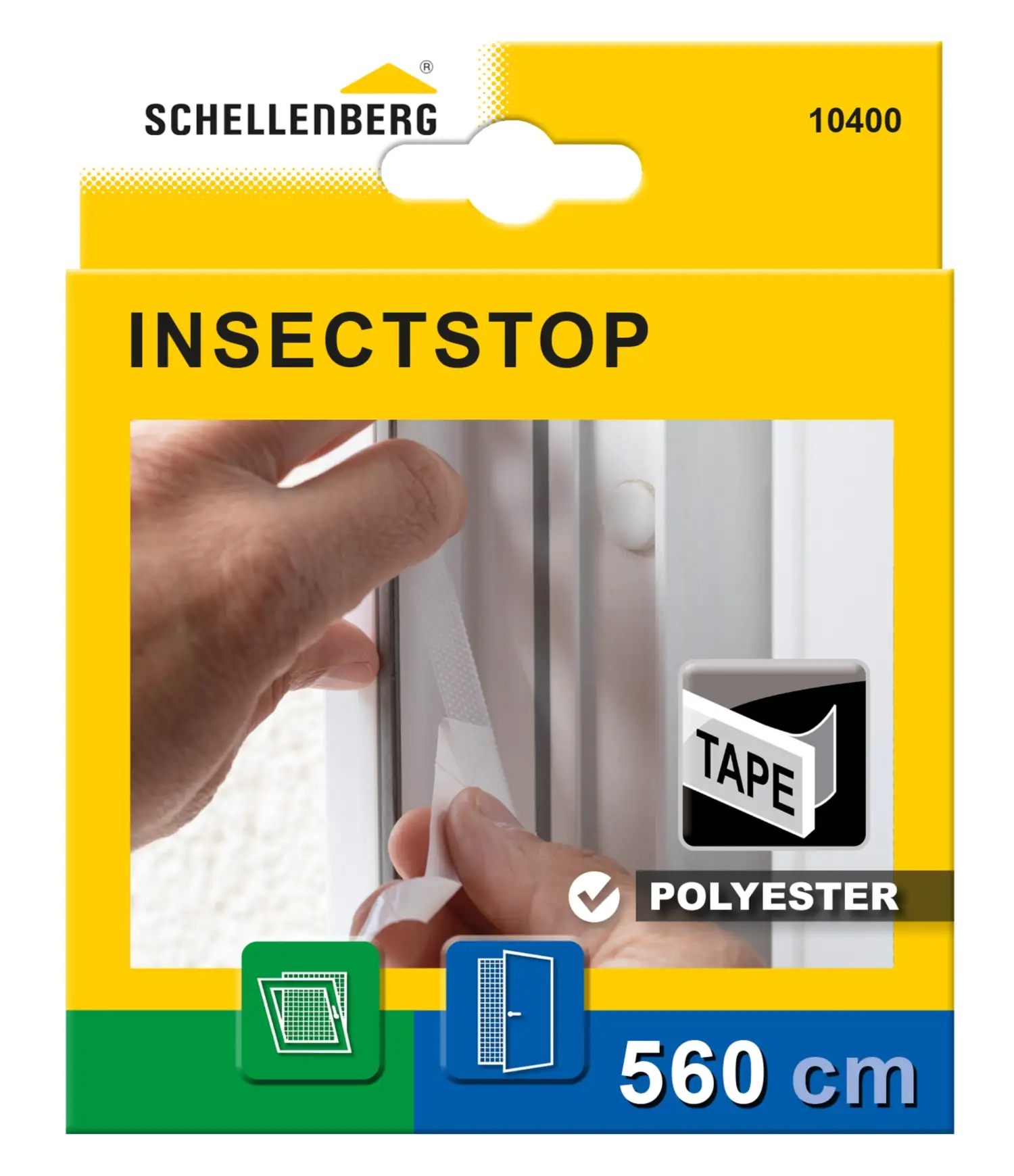 Schellenberg Befestigungsband für Polyestergewebe 5,6 m transparent