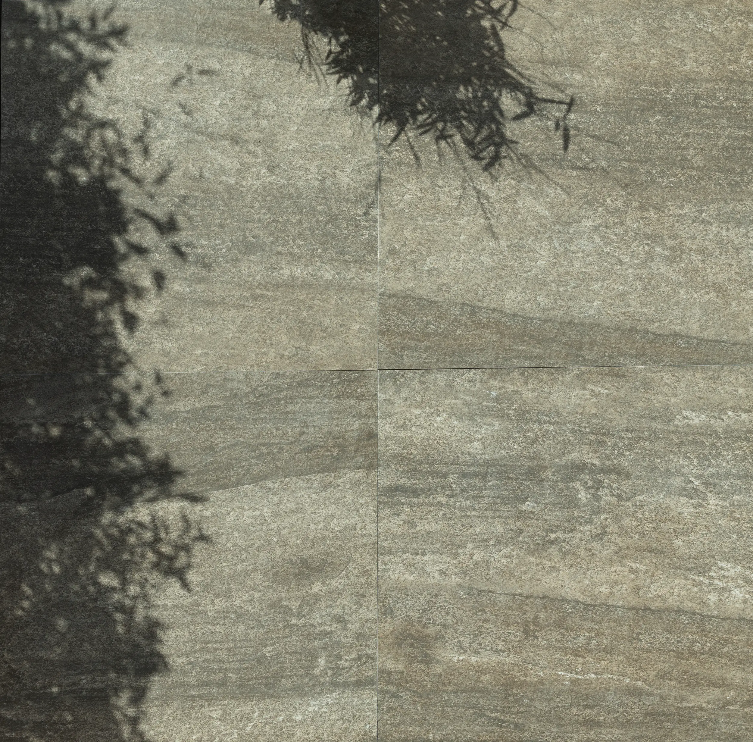 Terrassenplatte Feinsteinzeug Lava Copper 60 x 60 x 2 cm braun