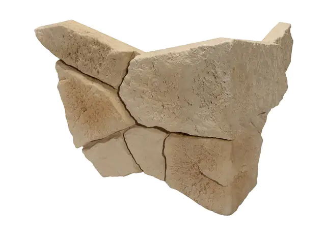 Verblender Ecke Nanga beige-natur