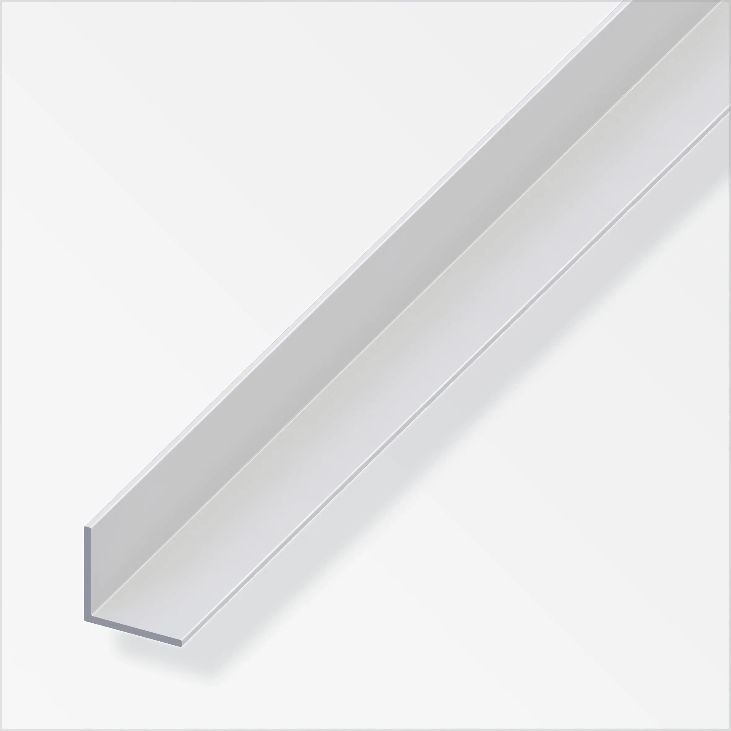 alfer Winkel 2 m, 15 x 15 mm Aluminium eloxiert silber