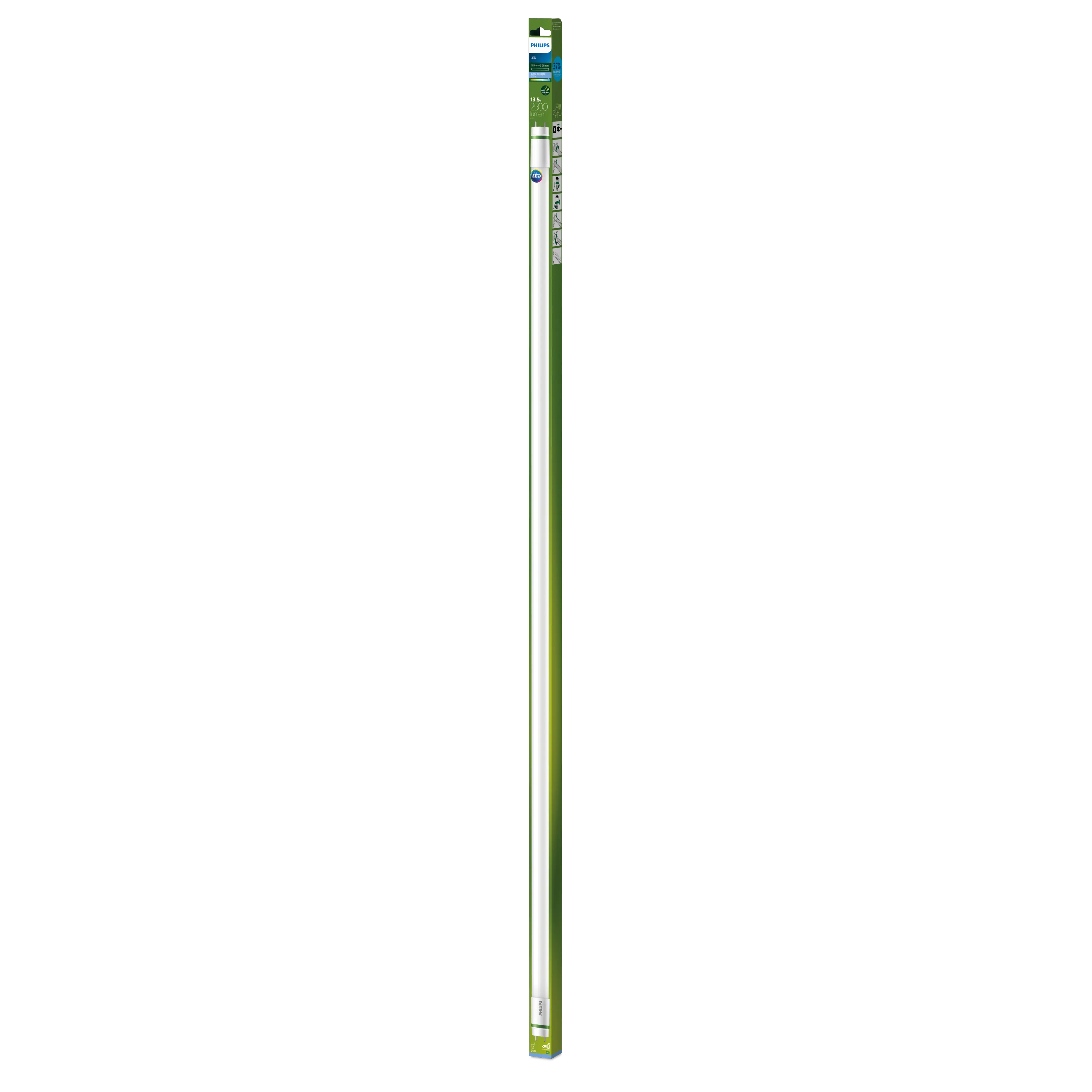 Philips LED-Leuchtmittel Stabform 120 cm G13 13,5 W kaltweiß