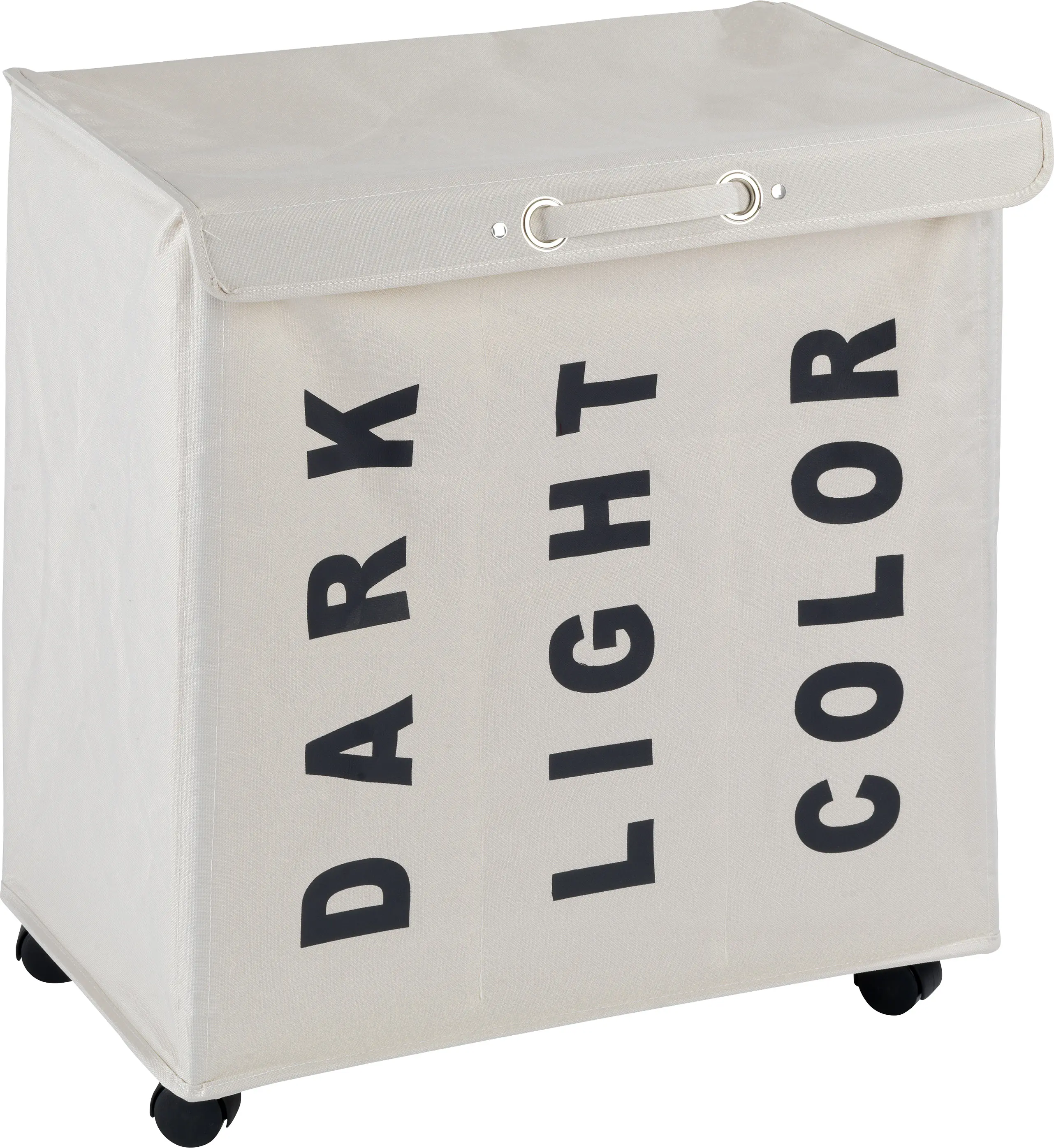 Wenko Wäschesammler Trivo 116 L, beige
