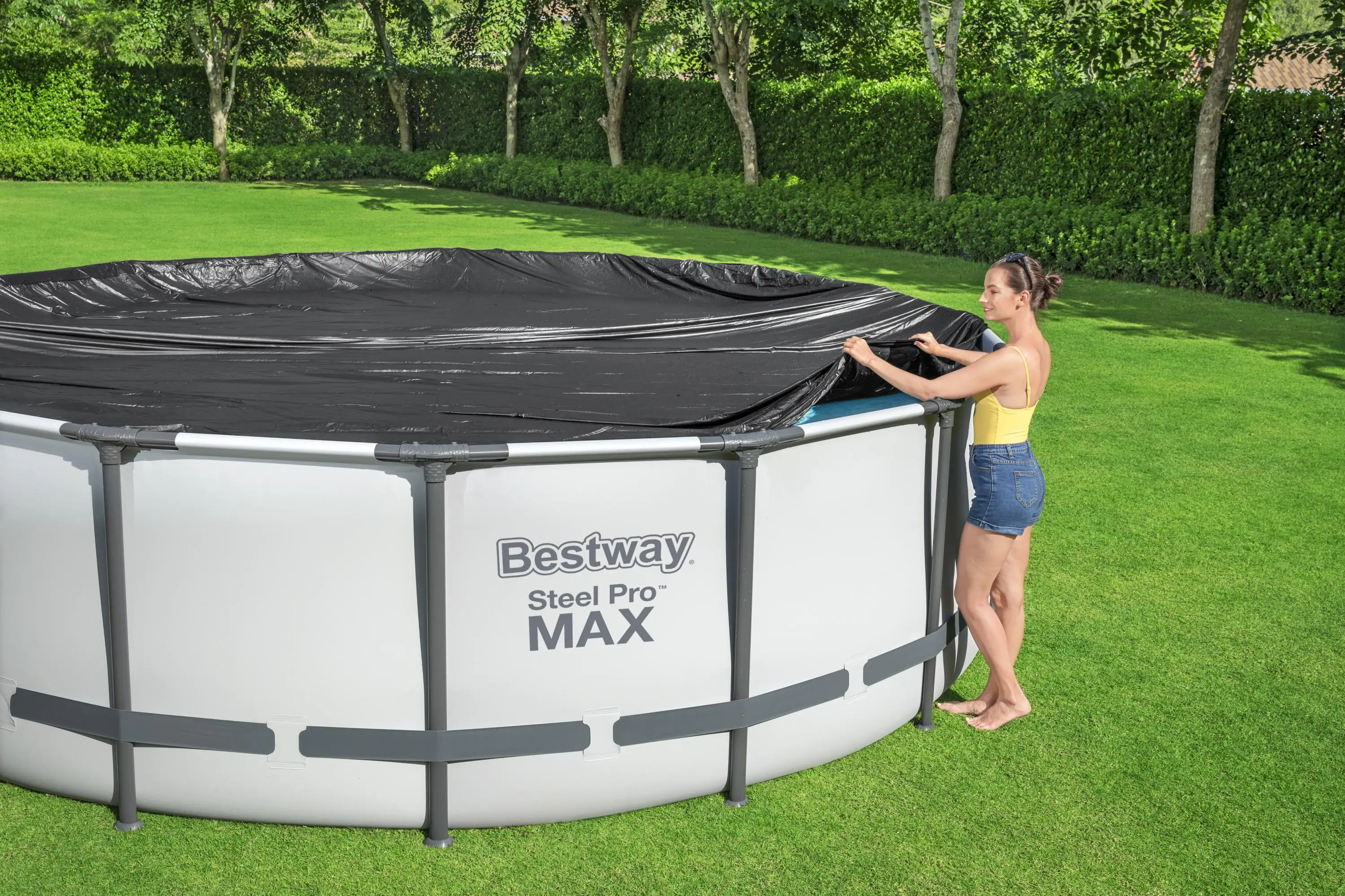 Bestway Flowclear Abdeckplane PVC Ø 470 cm