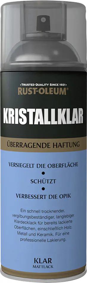 Rust-Oleum Sprühlack Kristallklar 400 ml matt