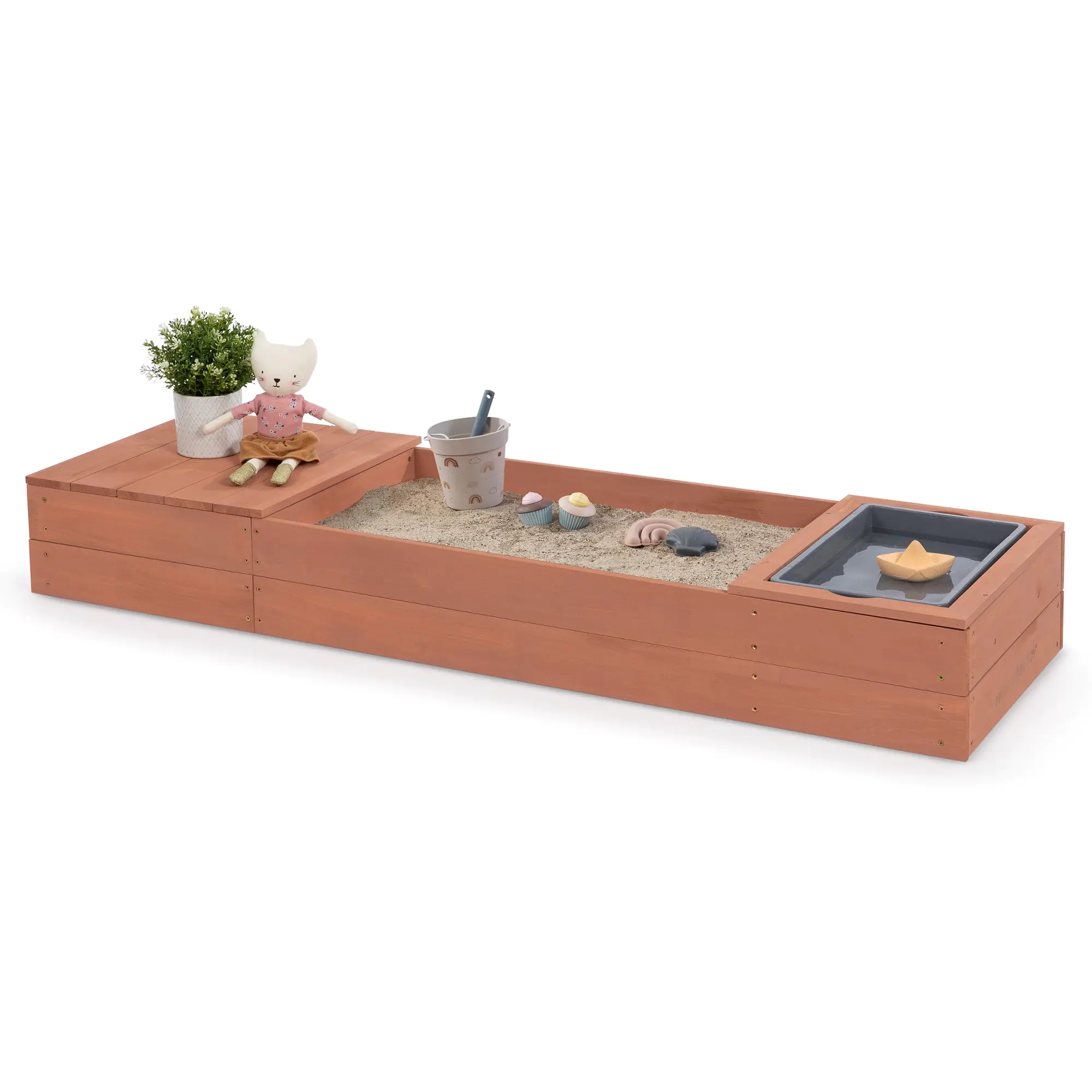 MUDDY BUDDY® Sandkasten Space Saver puderrosa