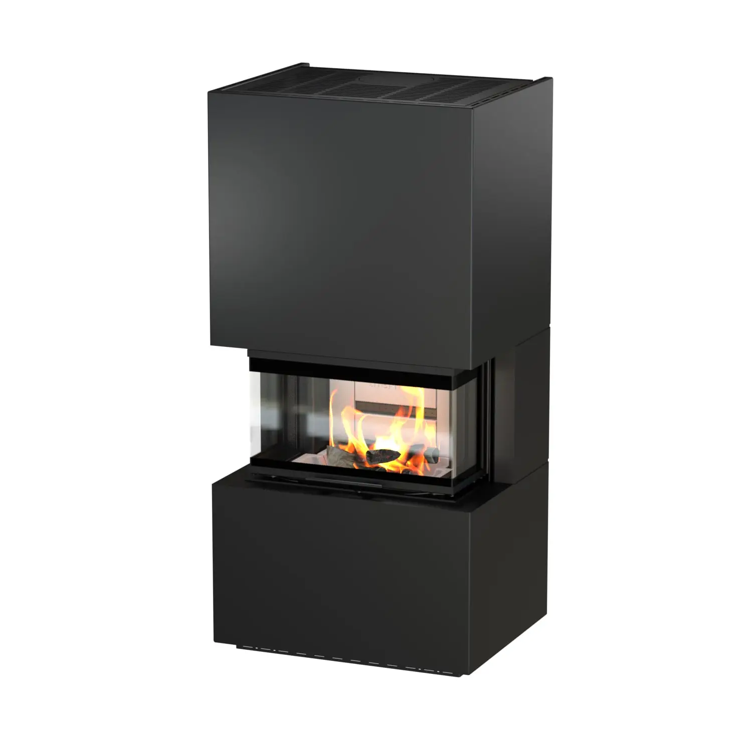 Thermia Kaminofen Adastra 700 Plus Line Stahl schwarz 9,5 kW
