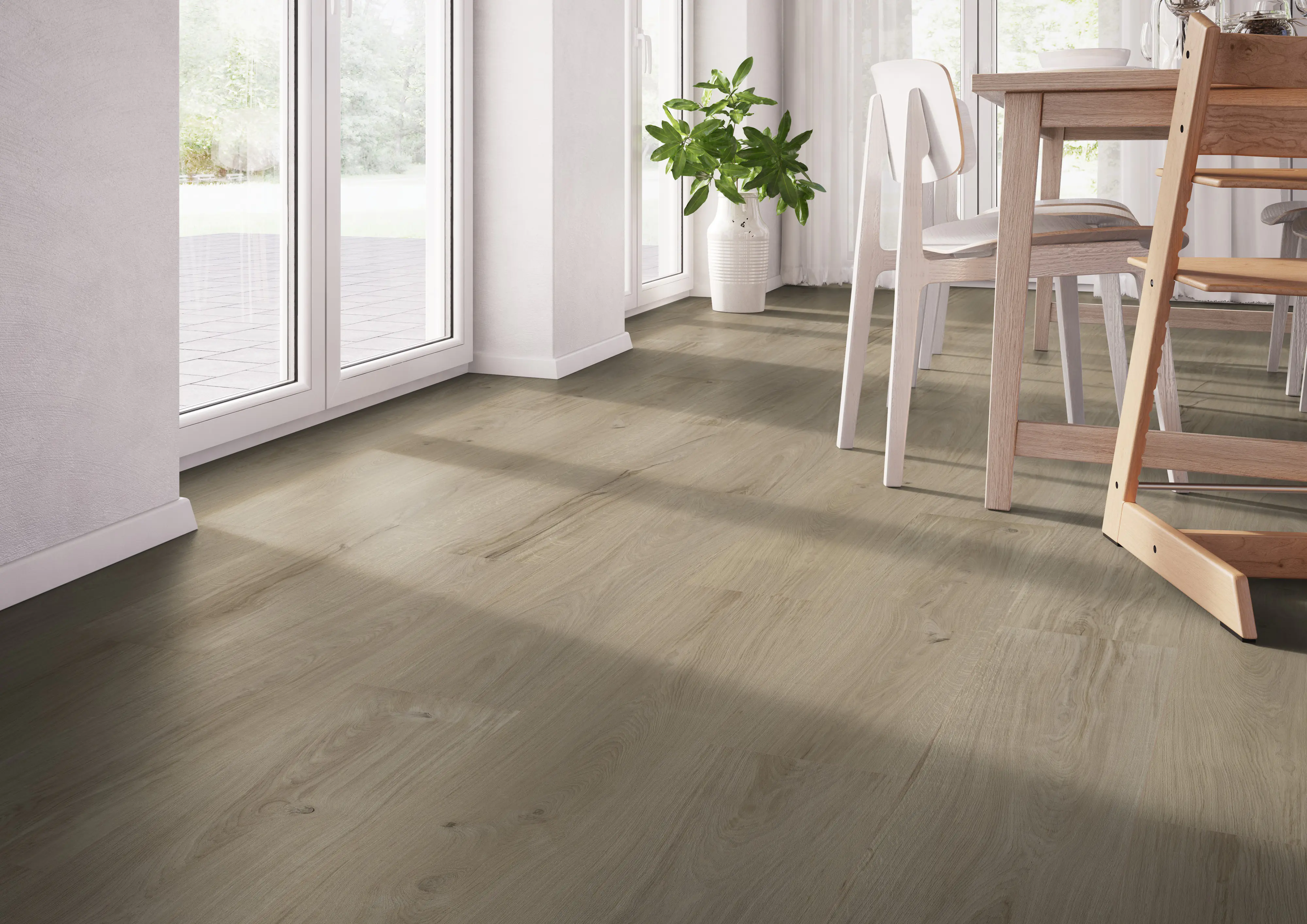 Classen Vinylboden Windeck Eiche dunkel Landhausdiele