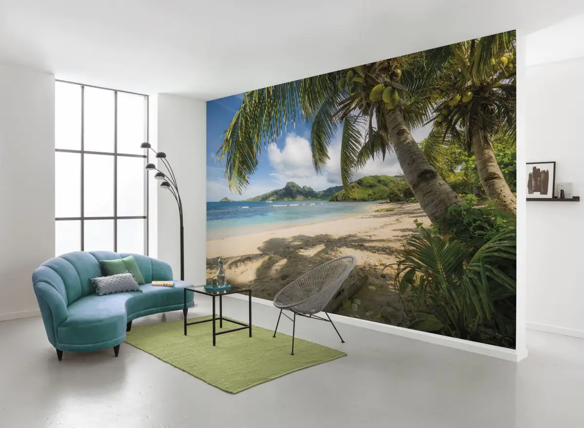 Komar Vlies Fototapete Strandoase Südsee 450 x 280 cm 