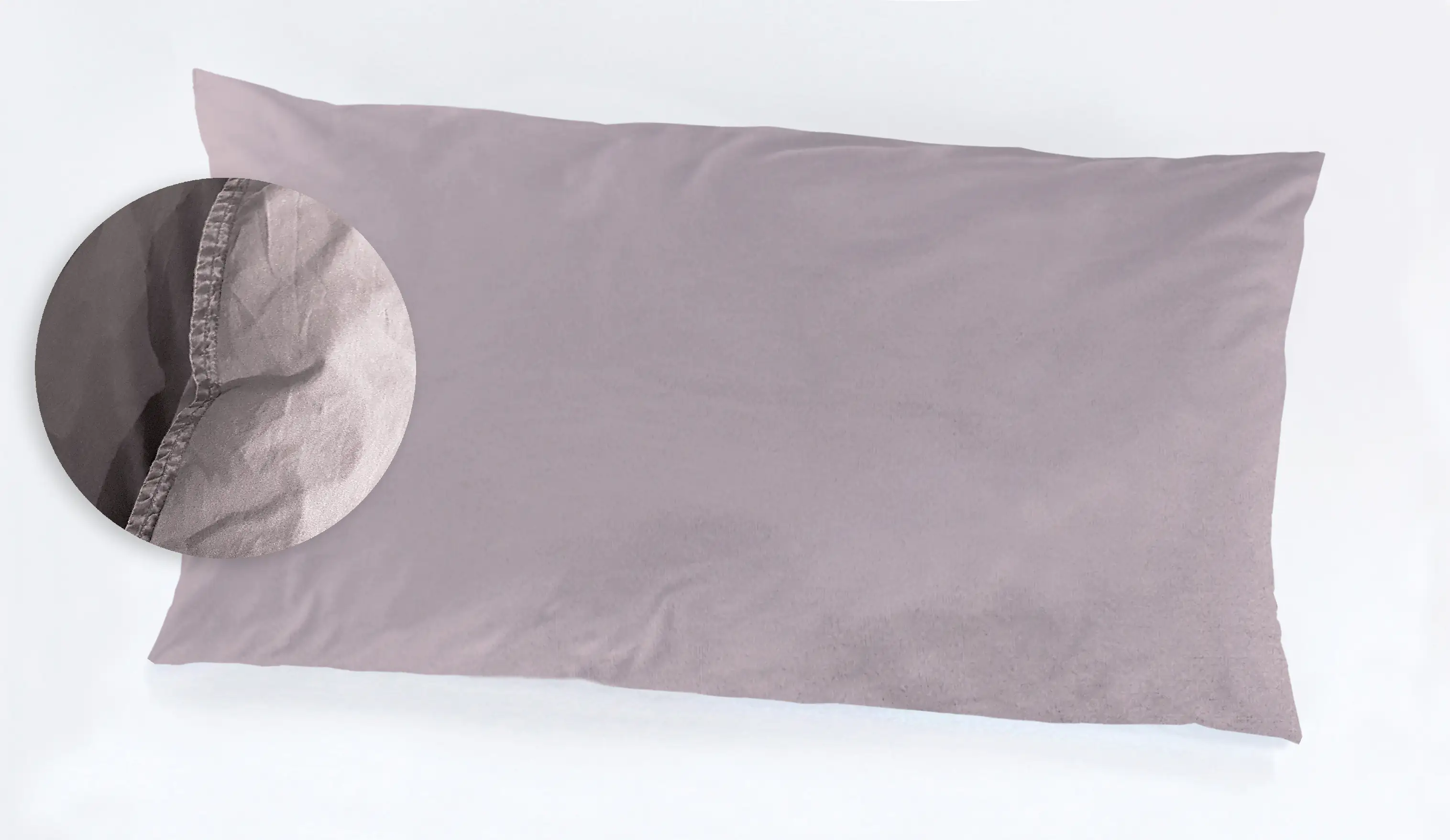Vario Kissenbezug Renforce Stone Washed rose, 40 x 80 cm
