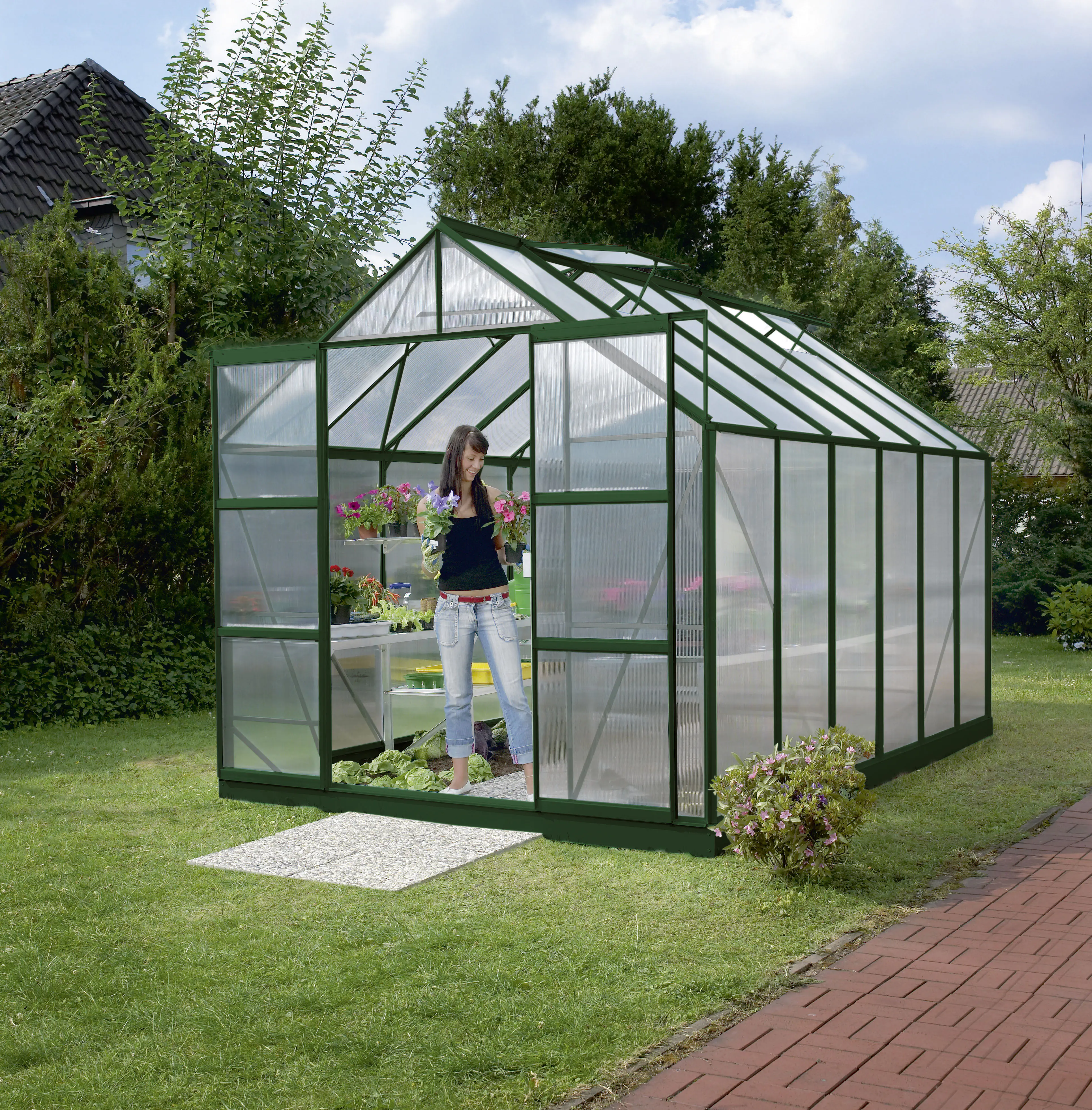 Vitavia Gewächshaus Mars 9900 254 x 379 cm 4 mm HPK