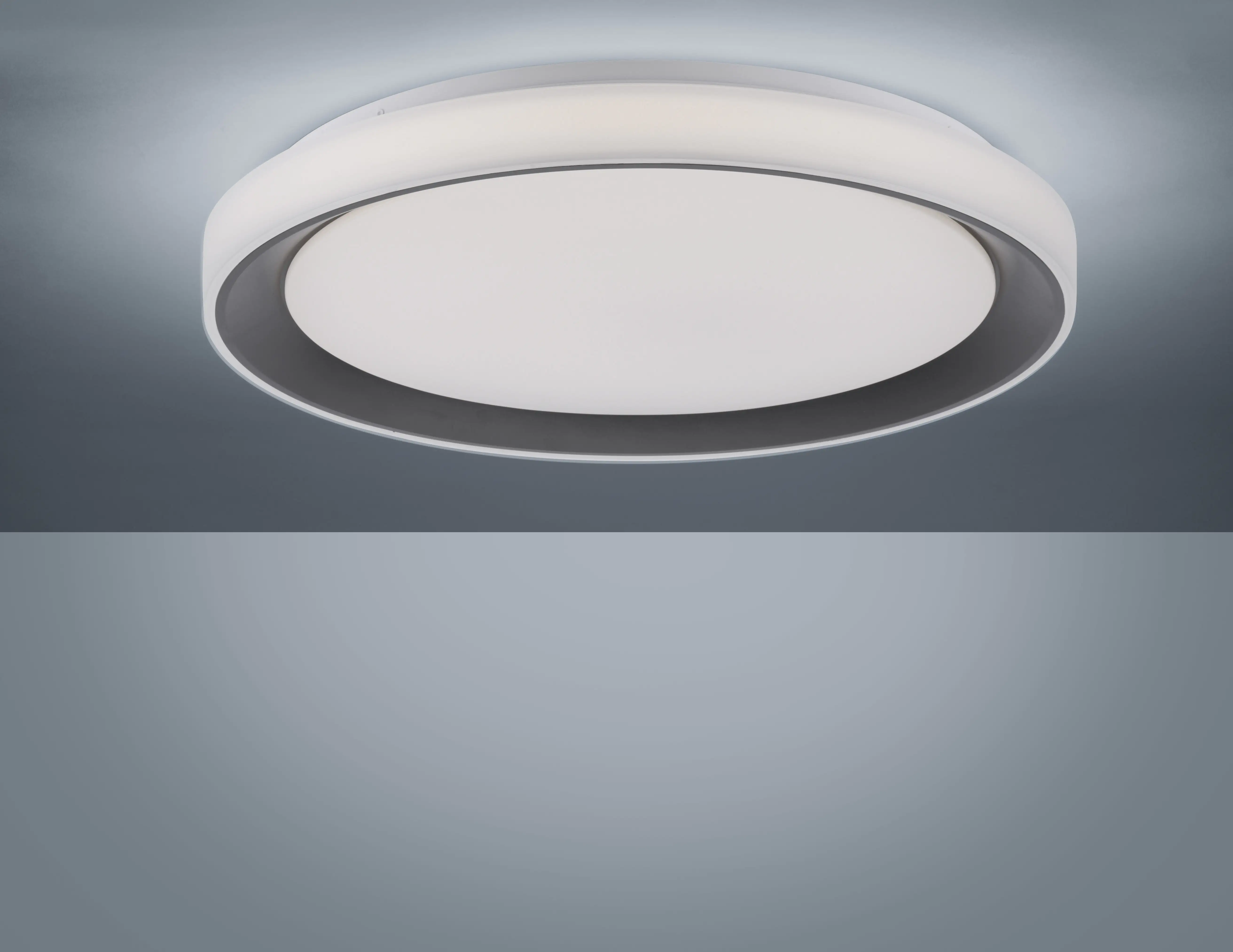 JustLight LED Deckenleuchte Disc Lola Smart schwarz, Smart Home