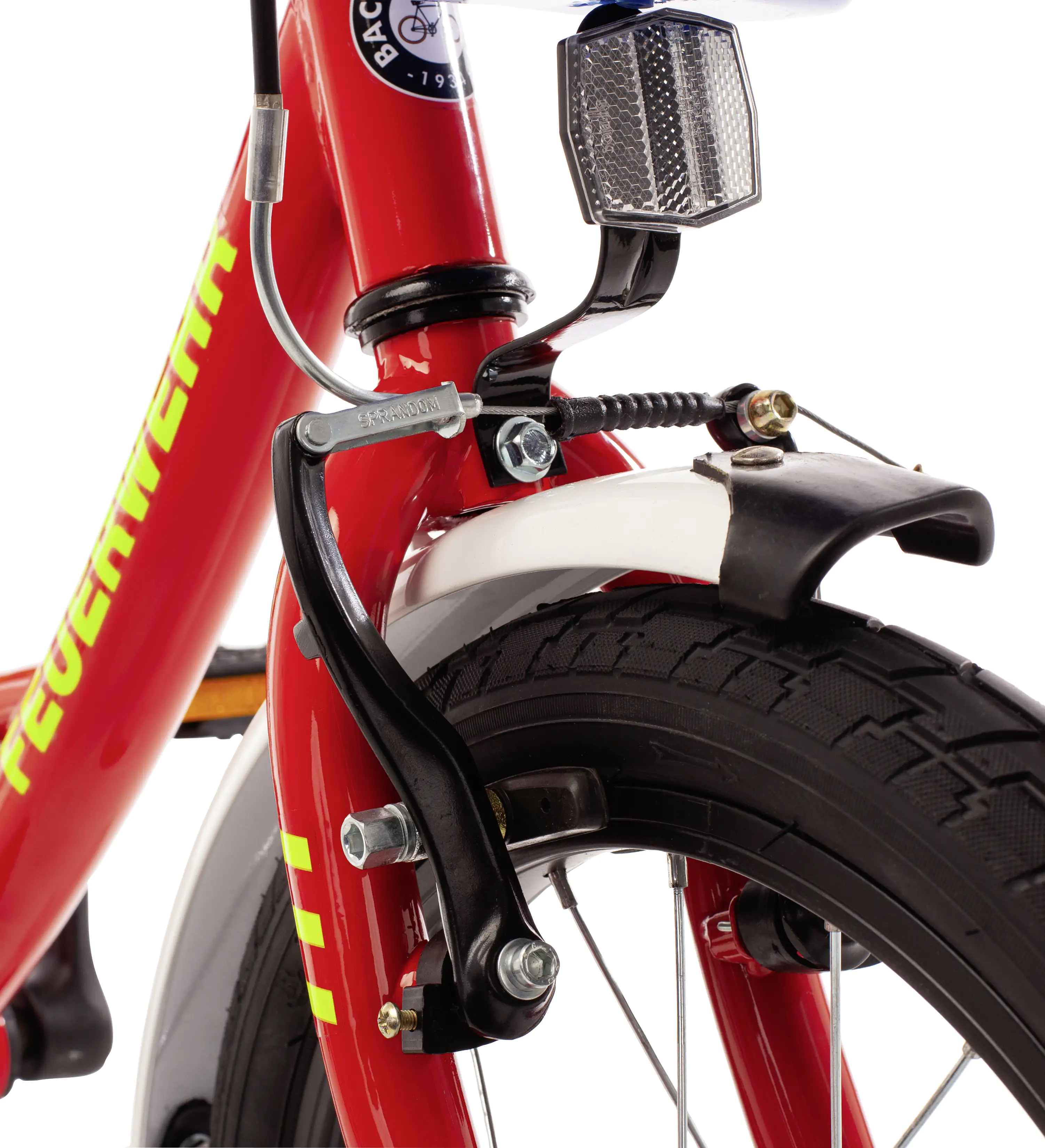 Bachtenkirch Kinderfahrrad Feuerwehr 16 Zoll feuerrot