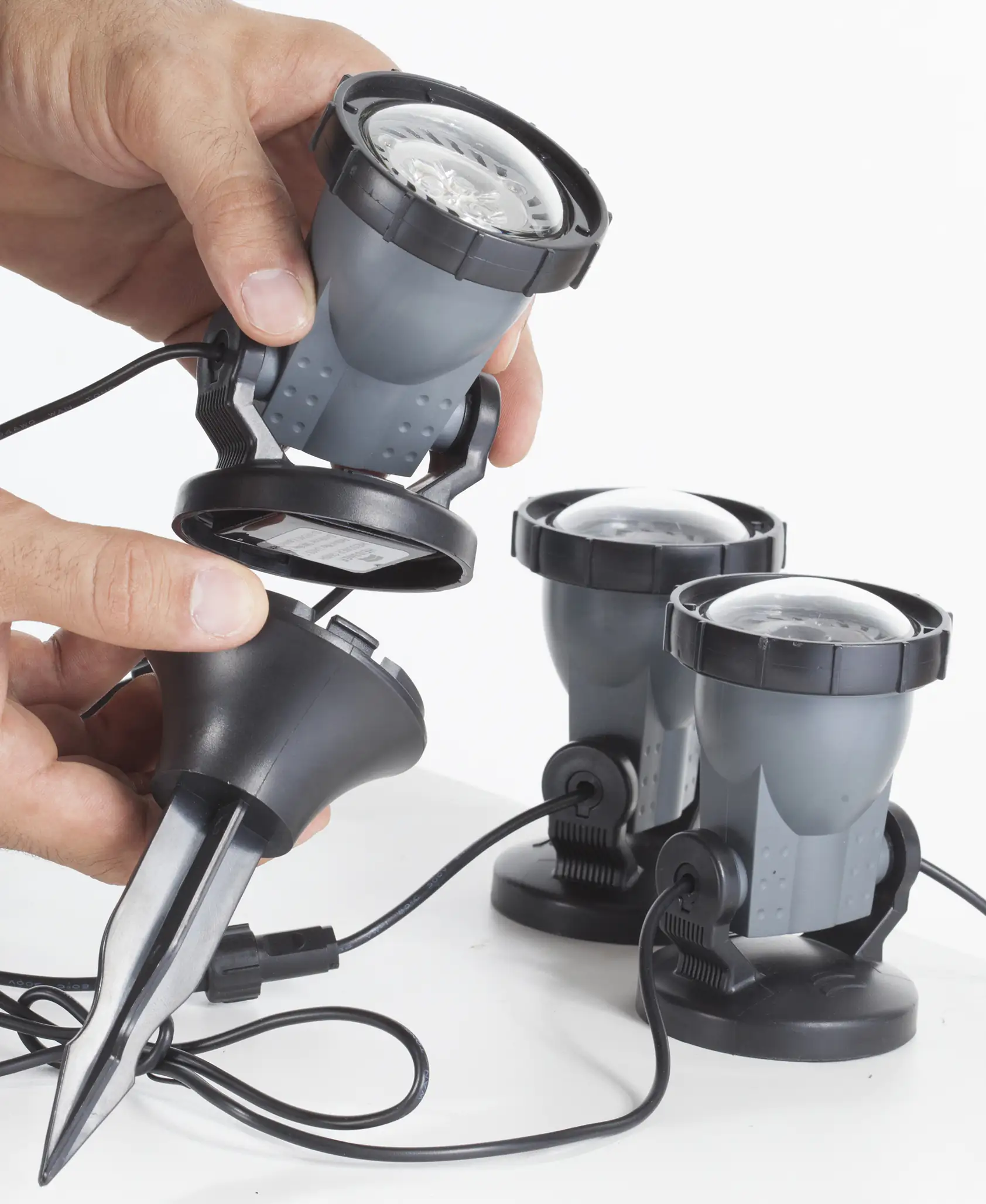 Heissner Teich- und Gartenlicht HighPower LED U403-T 3er Set