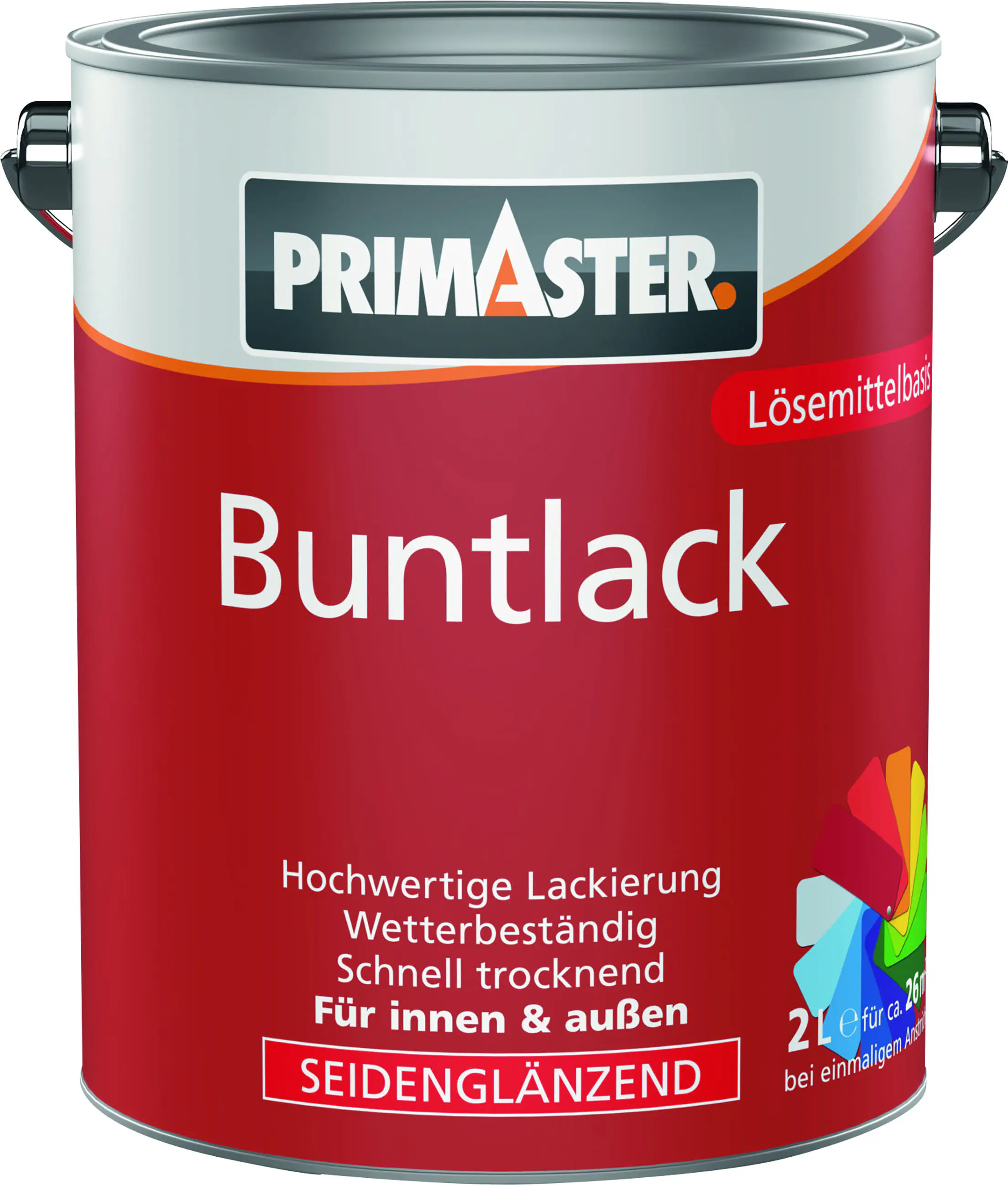 Primaster Buntlack 2 L laubgrün seidenmatt 