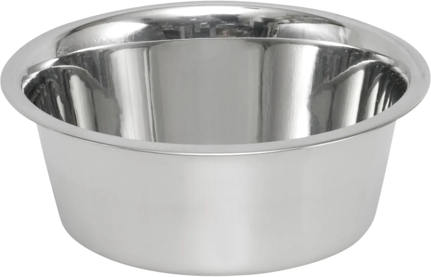 Nobby Hundenapf Edelstahl Ø 25 cm - 2,5 L silber