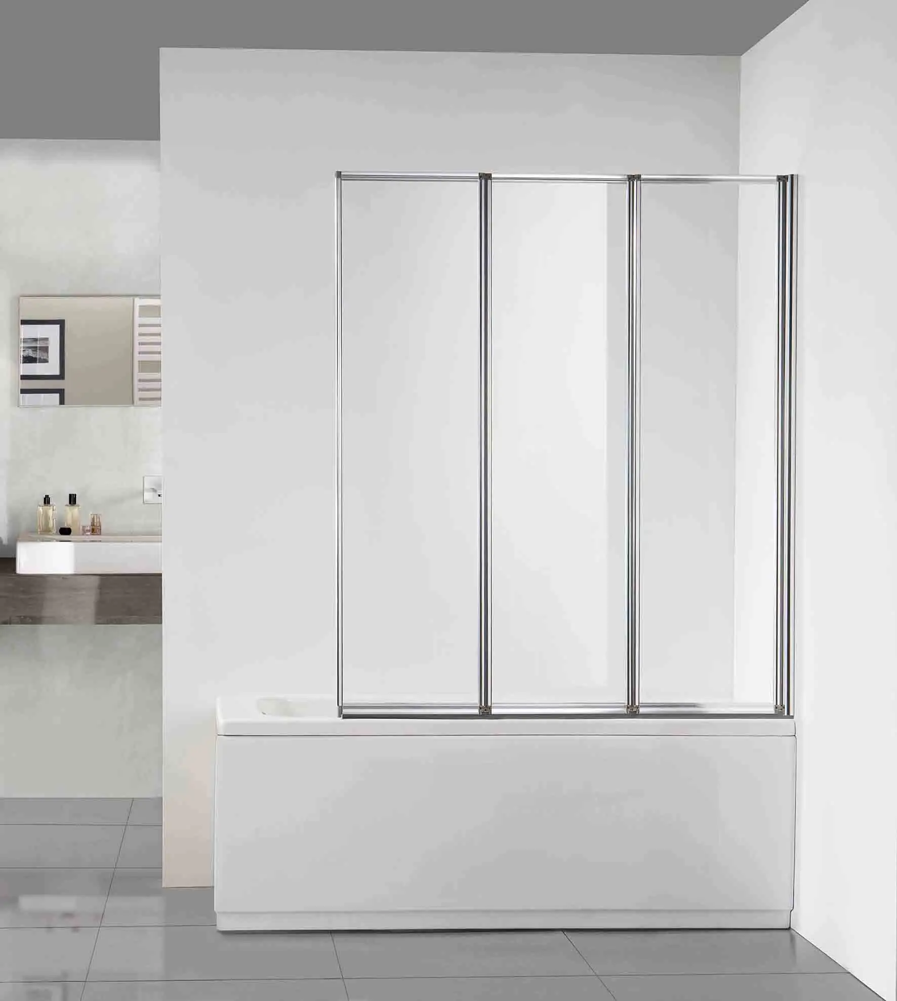 Primaster Badewannenaufsatz Alu Easy4You 120 x 140 cm klappbar