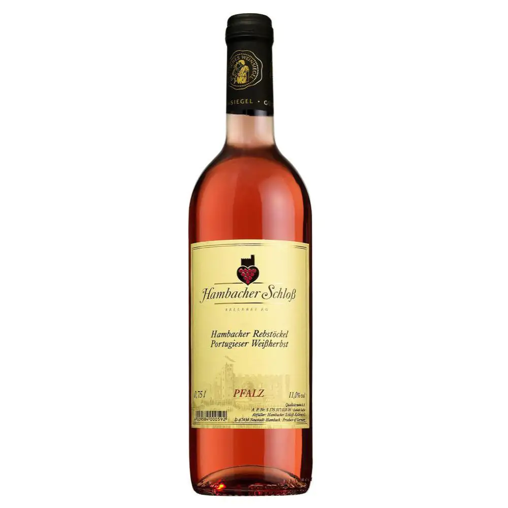 Hambacher Schloss Rose Portugisiescher Weissherbst   0,75 l lieblich